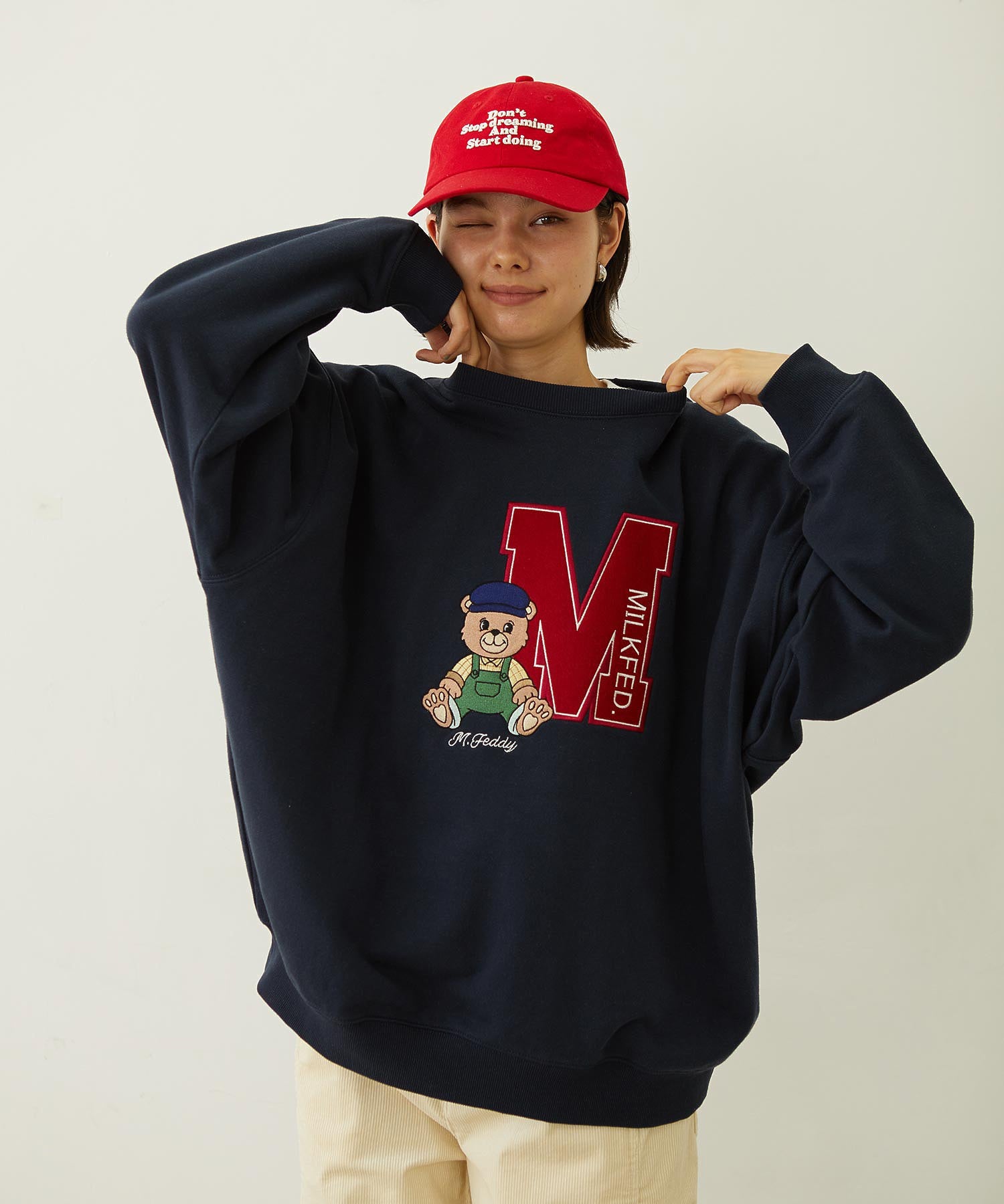 M.FEDDY EMBLEM SWEAT TOP