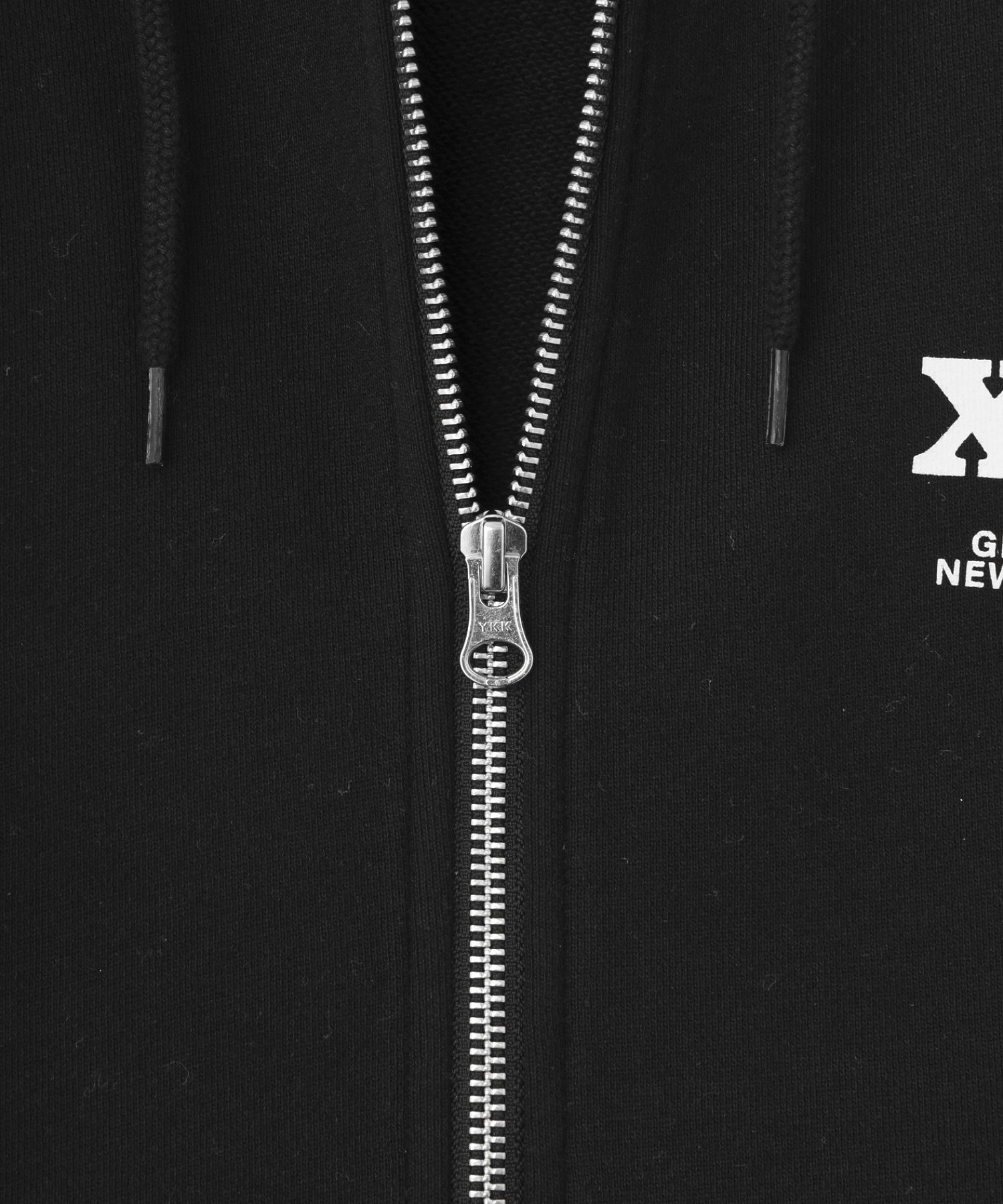THREE LAYER LOGO ZIP UP SWEAT HOODIE