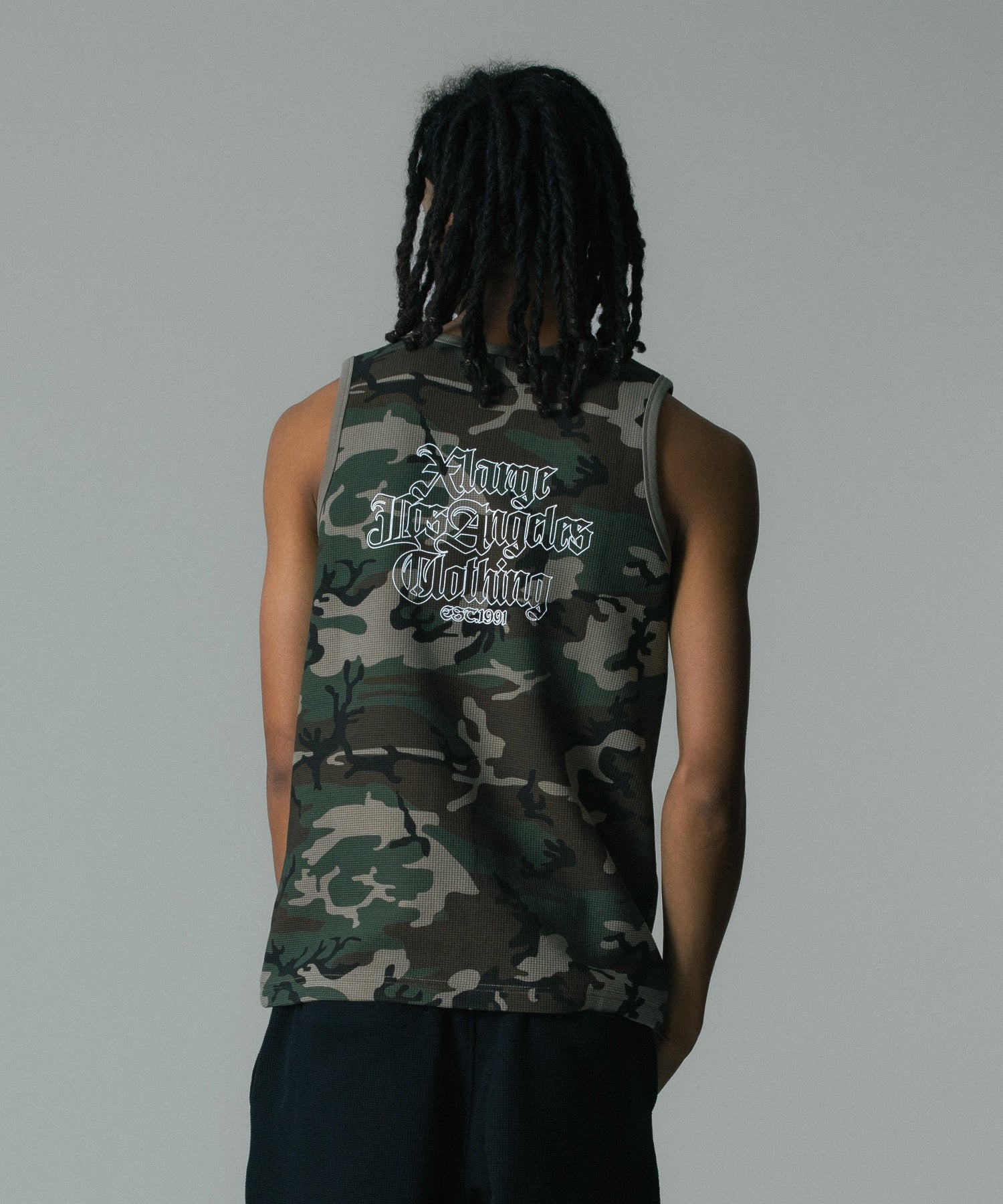 OLD ENGLISH WAFFLE TANK TOP