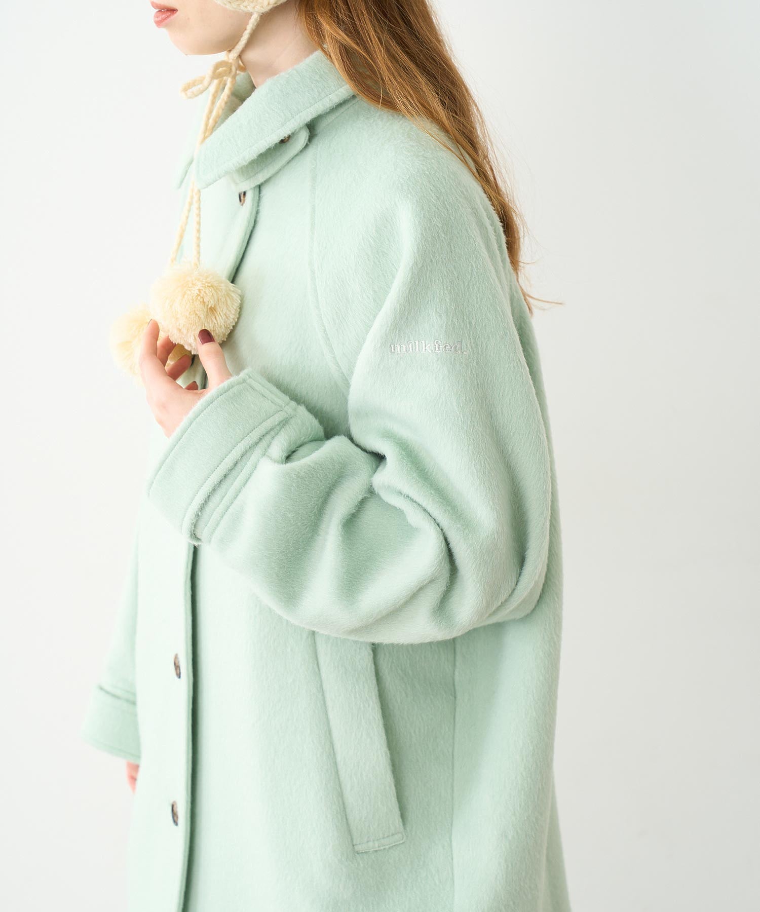 VOLUME SLEEVE LONG COAT