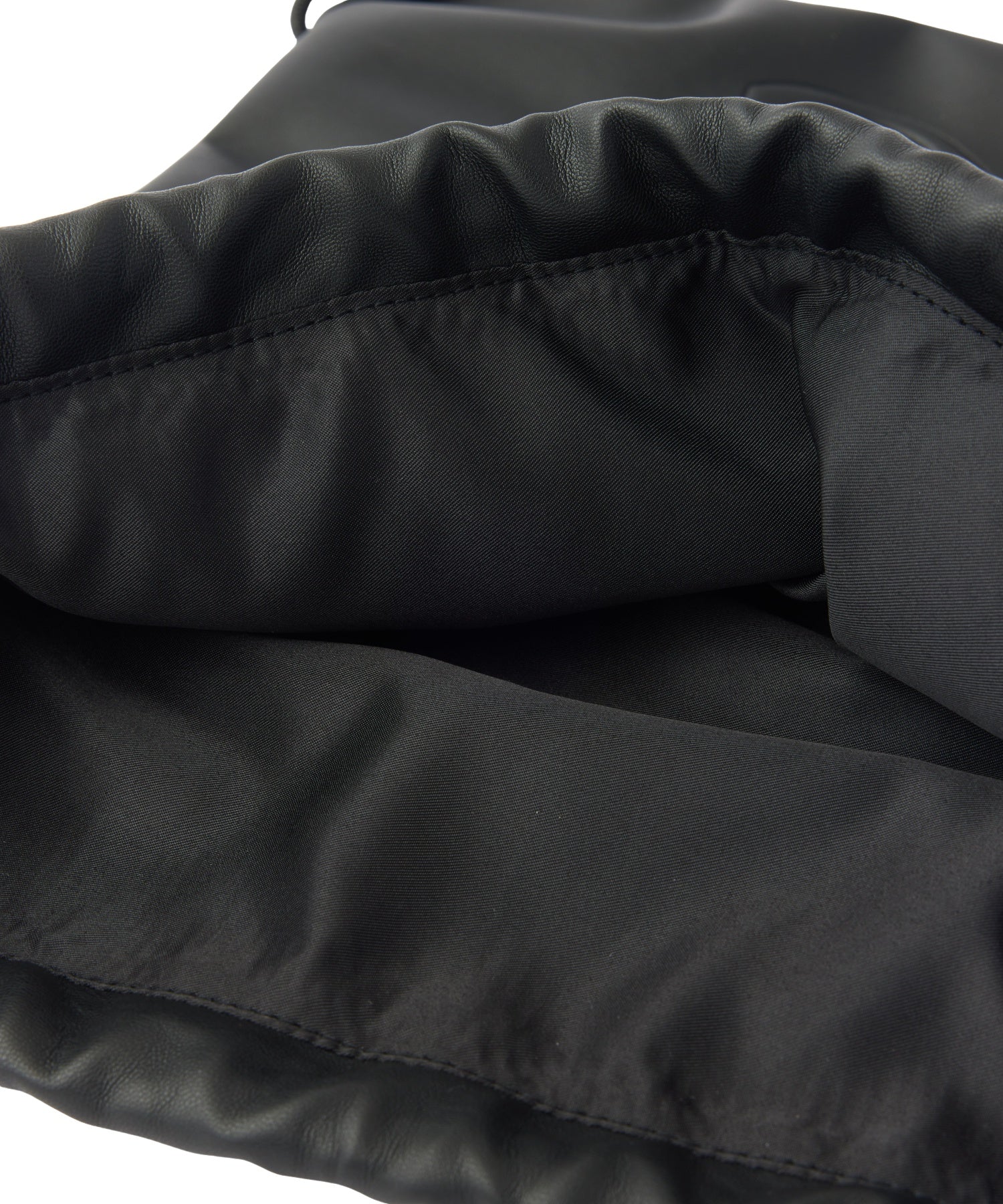 XG EMBLEM FAUX LEATHER KNAPSACK