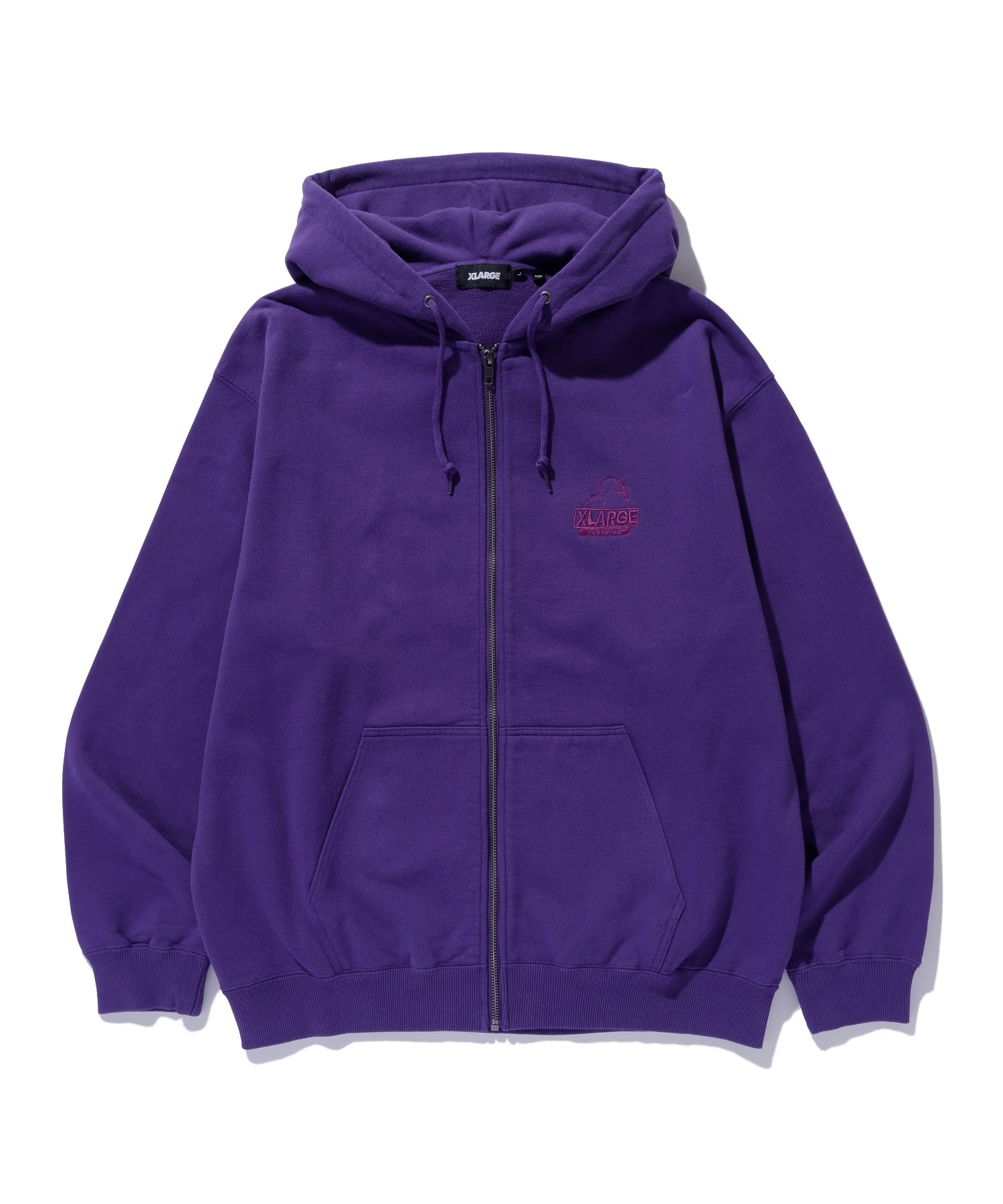 BACKSIDE OG ZIP UP HOODED SWEATSHIRT