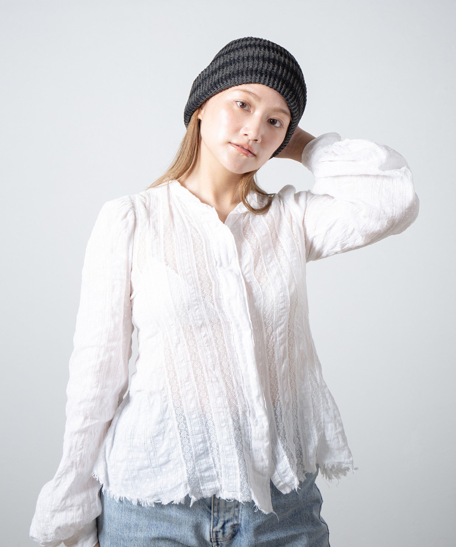 【RACAL】Sheer Mesh Knit Cap
