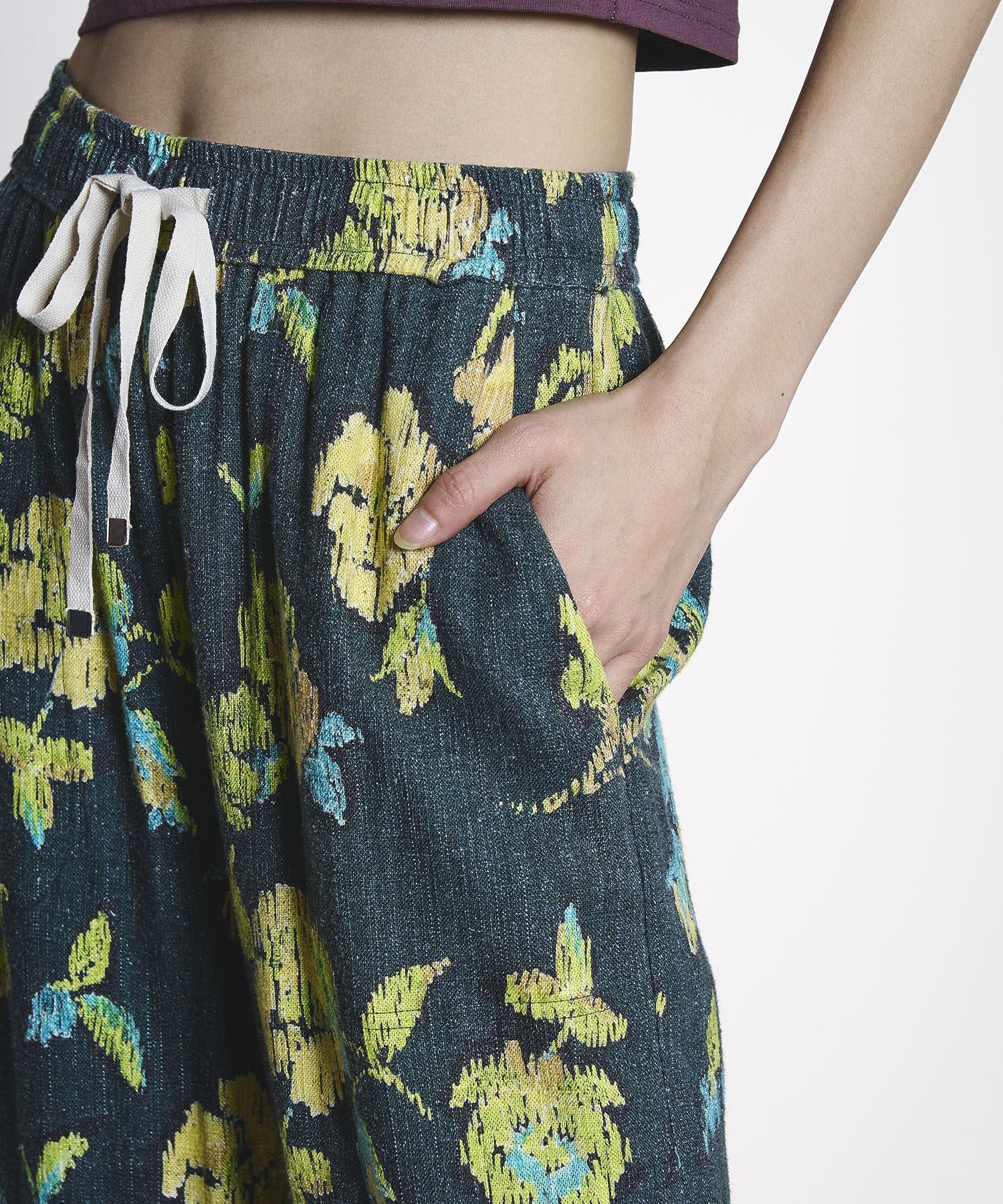 ROSE PRINT PANTS