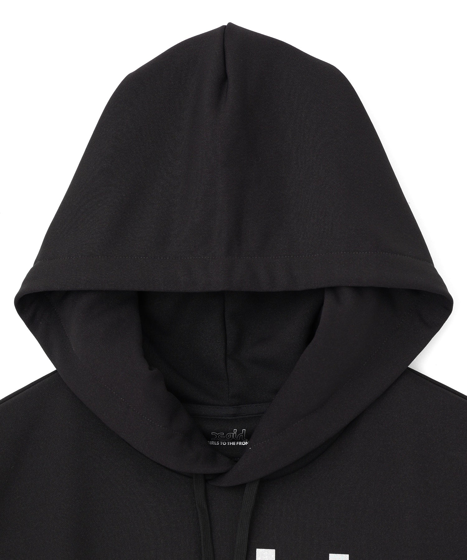 MARBLE LOGO SHORT HOODIE SWEATSHIRT