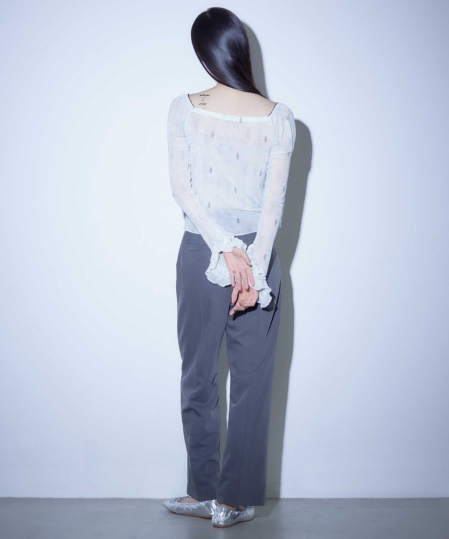 MILKFED. × LANIE USAGI MESHED TOP