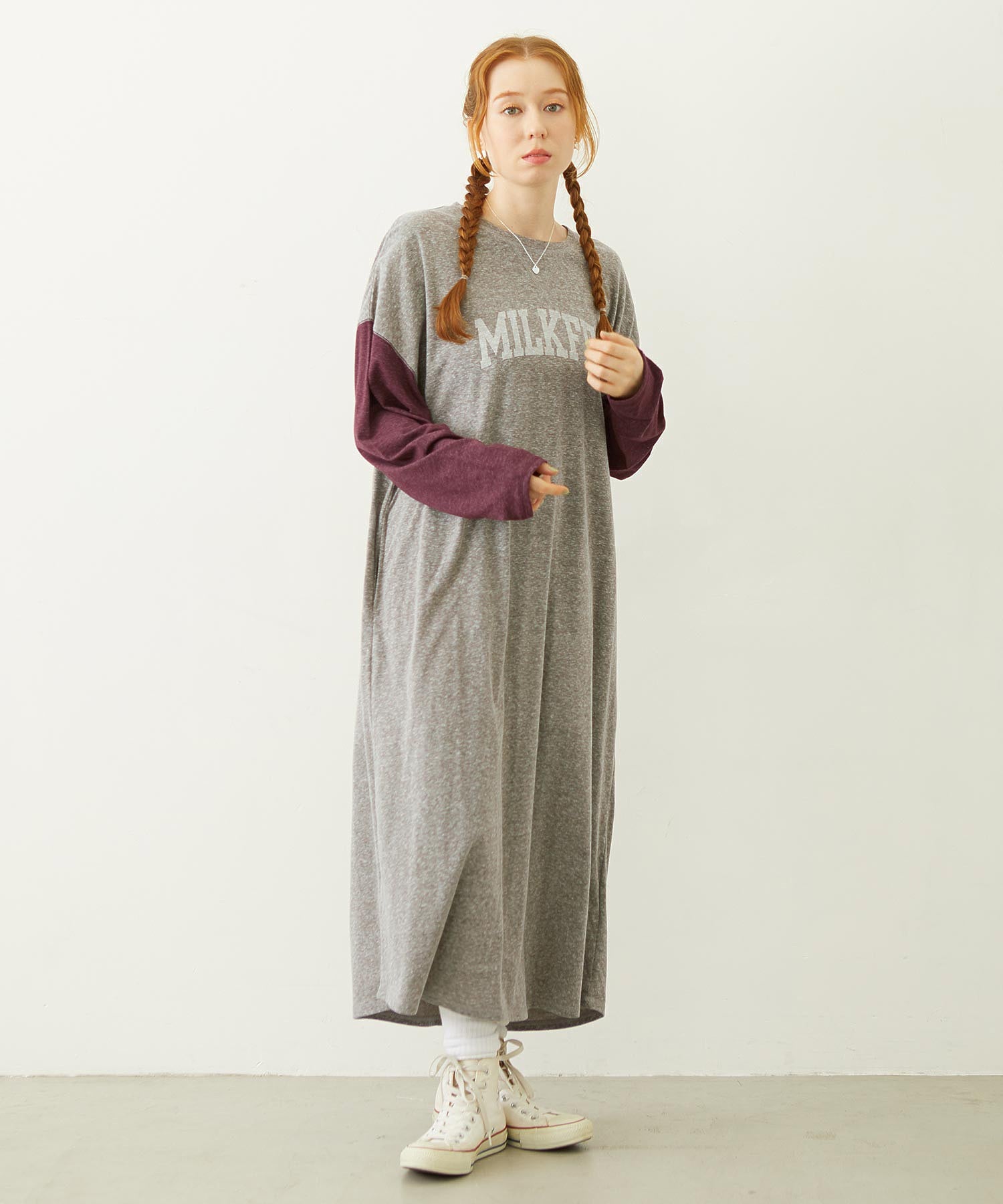 COLLEGE LOGO LONG DRESS