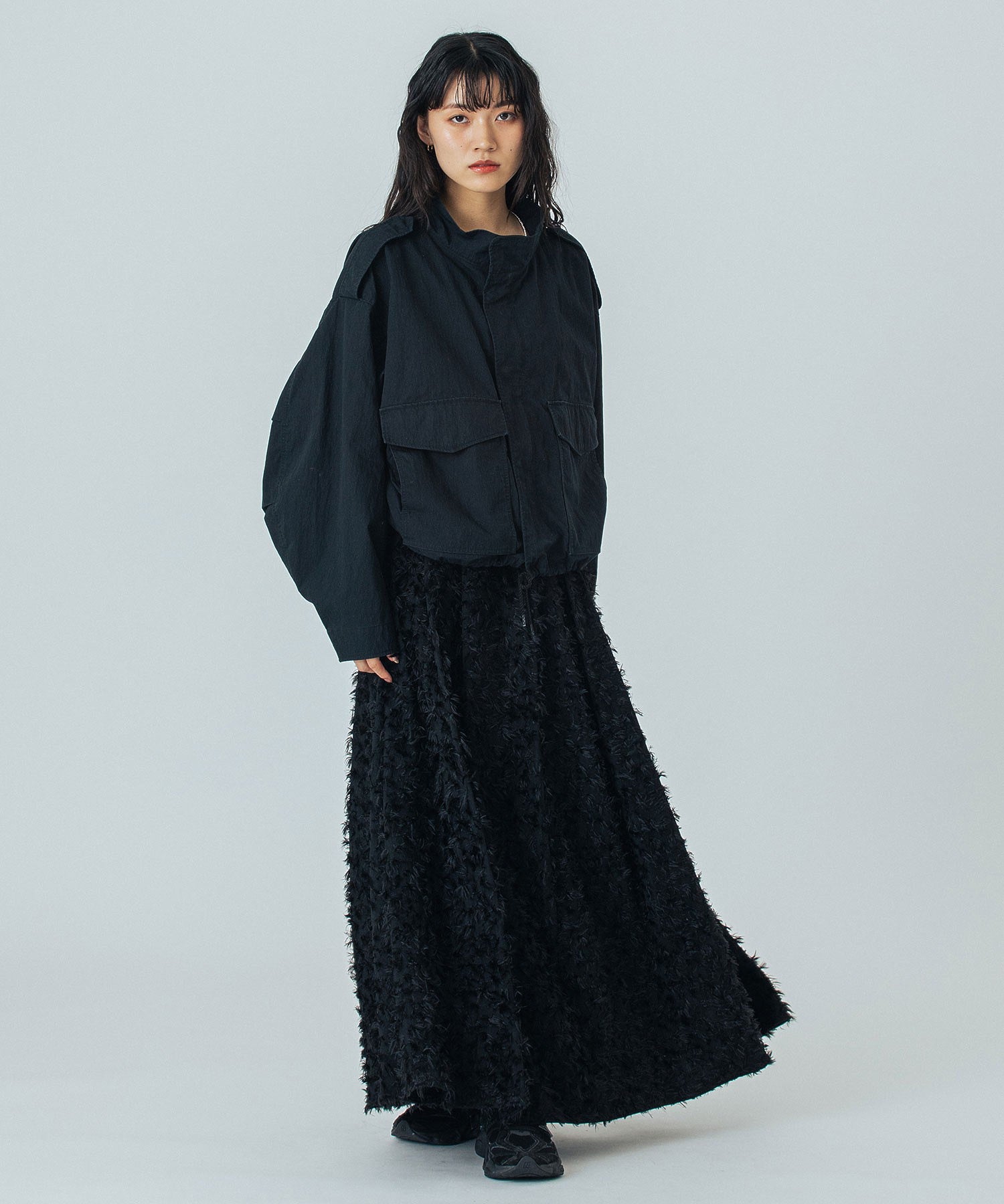 model:167cm 着用サイズ:M
