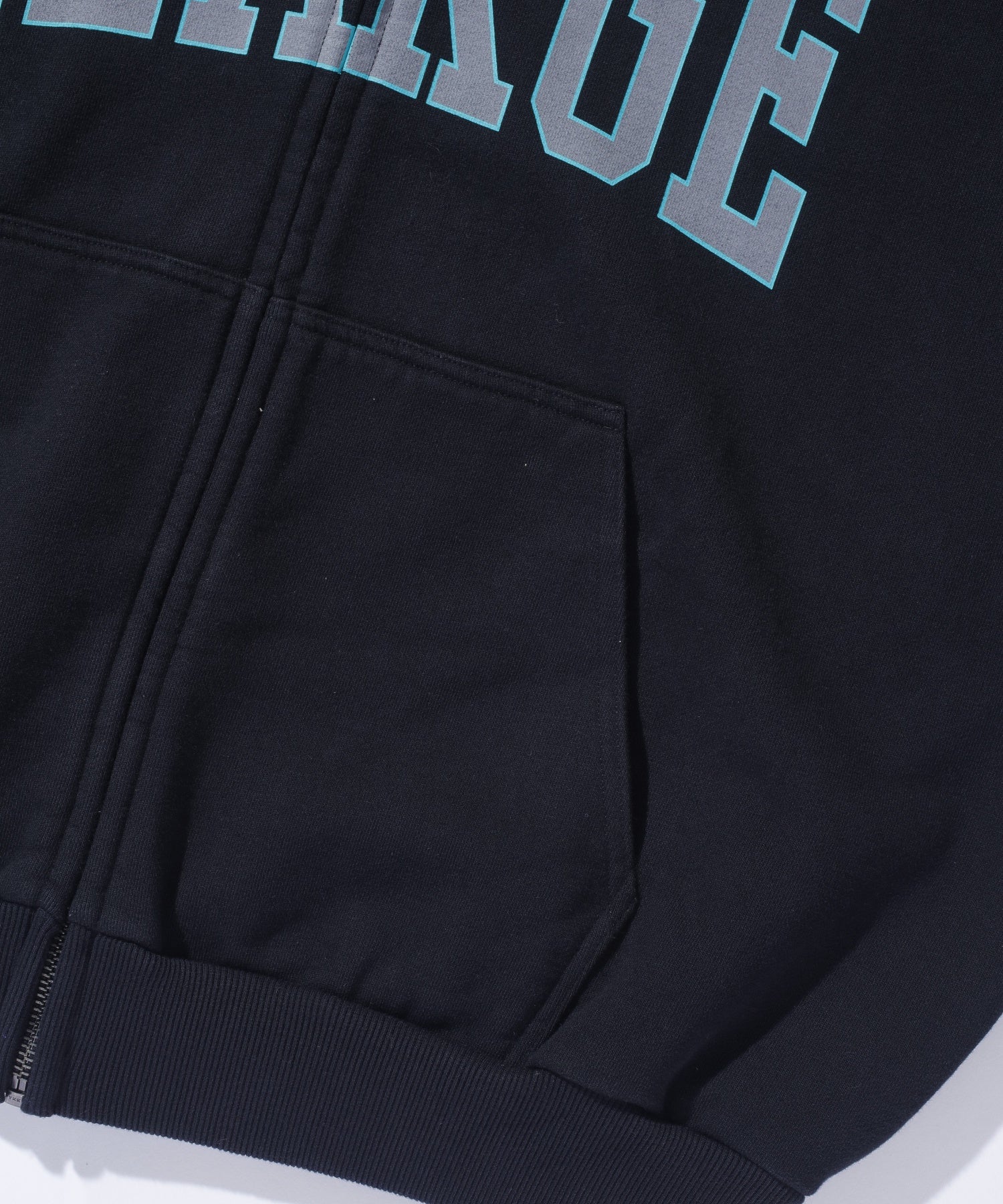 RAGLAN ZIP UP HOODED SWEATSHIRT