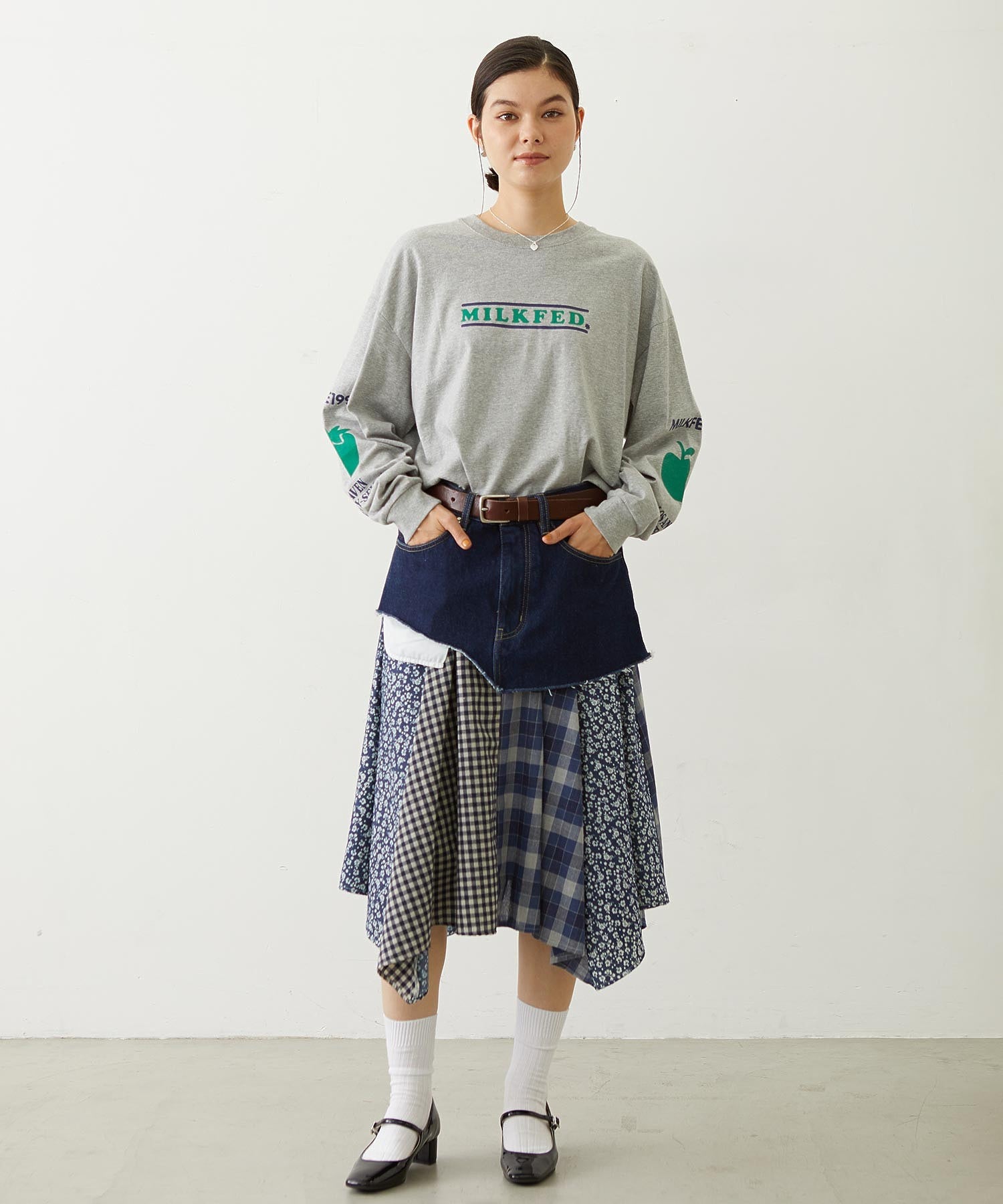 FRUIT SLEEVE PRINT L/S TEE