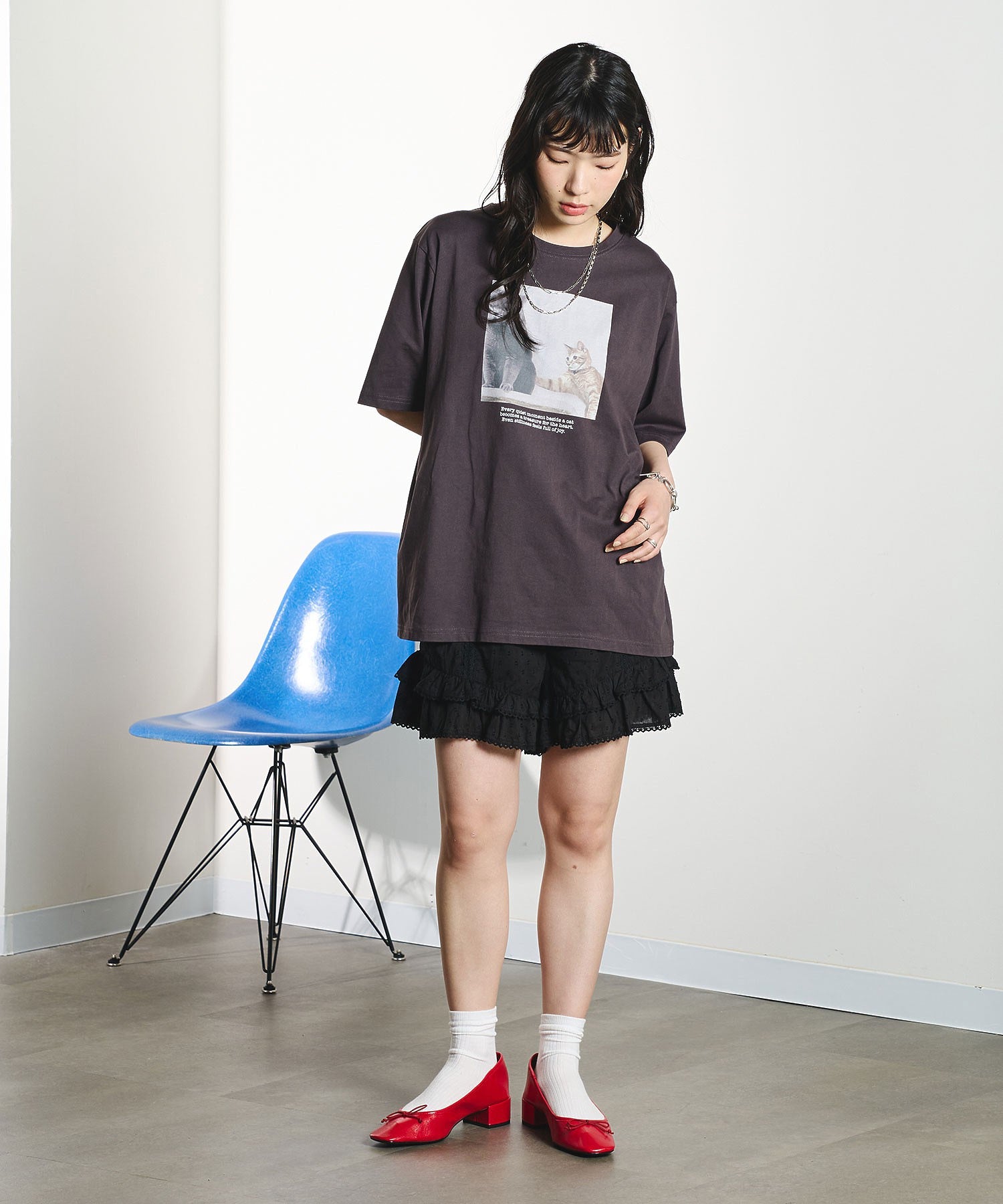 model:163cm 着用サイズ:ONE SIZE