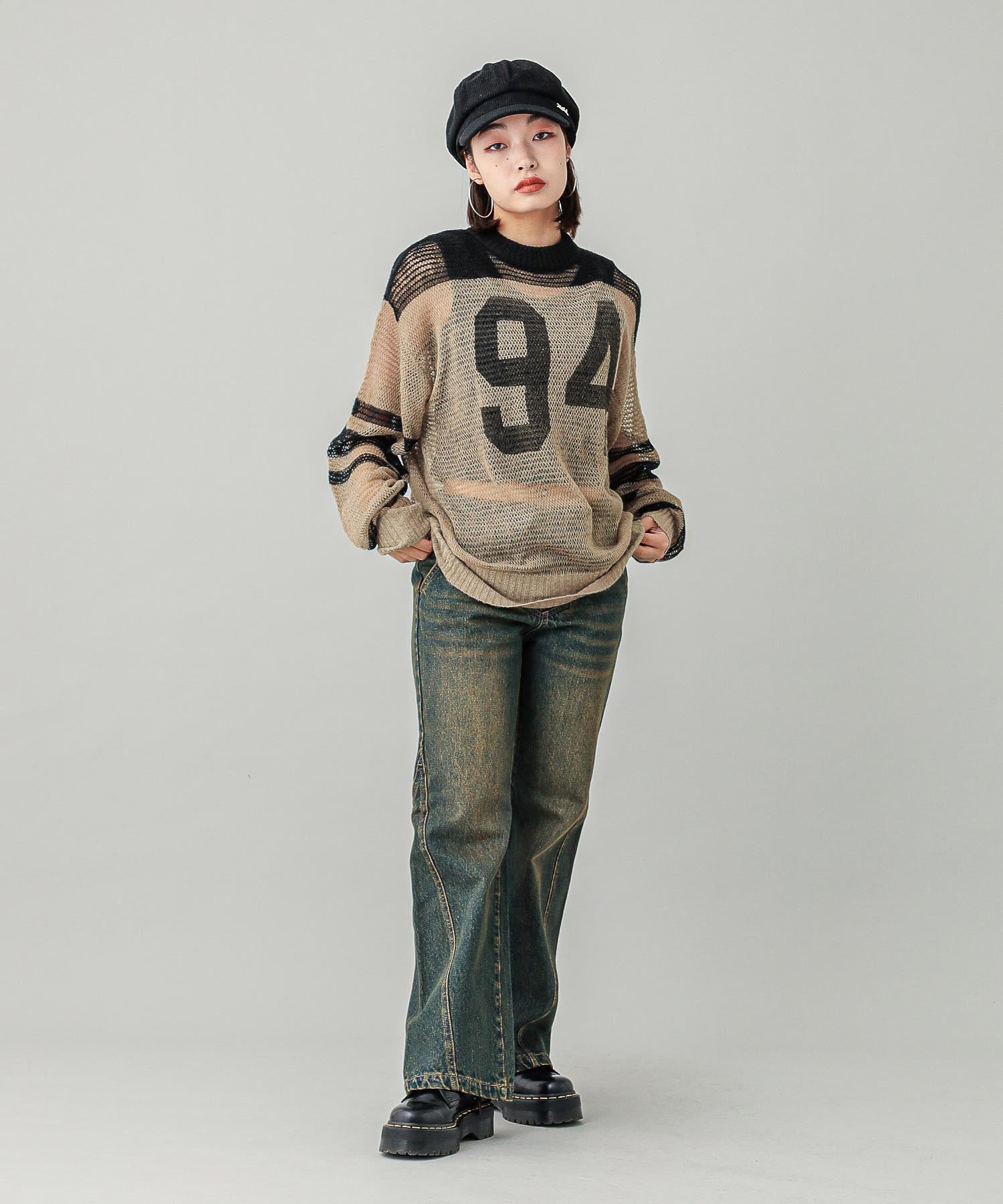 model　H:161cm 着用サイズ:M
