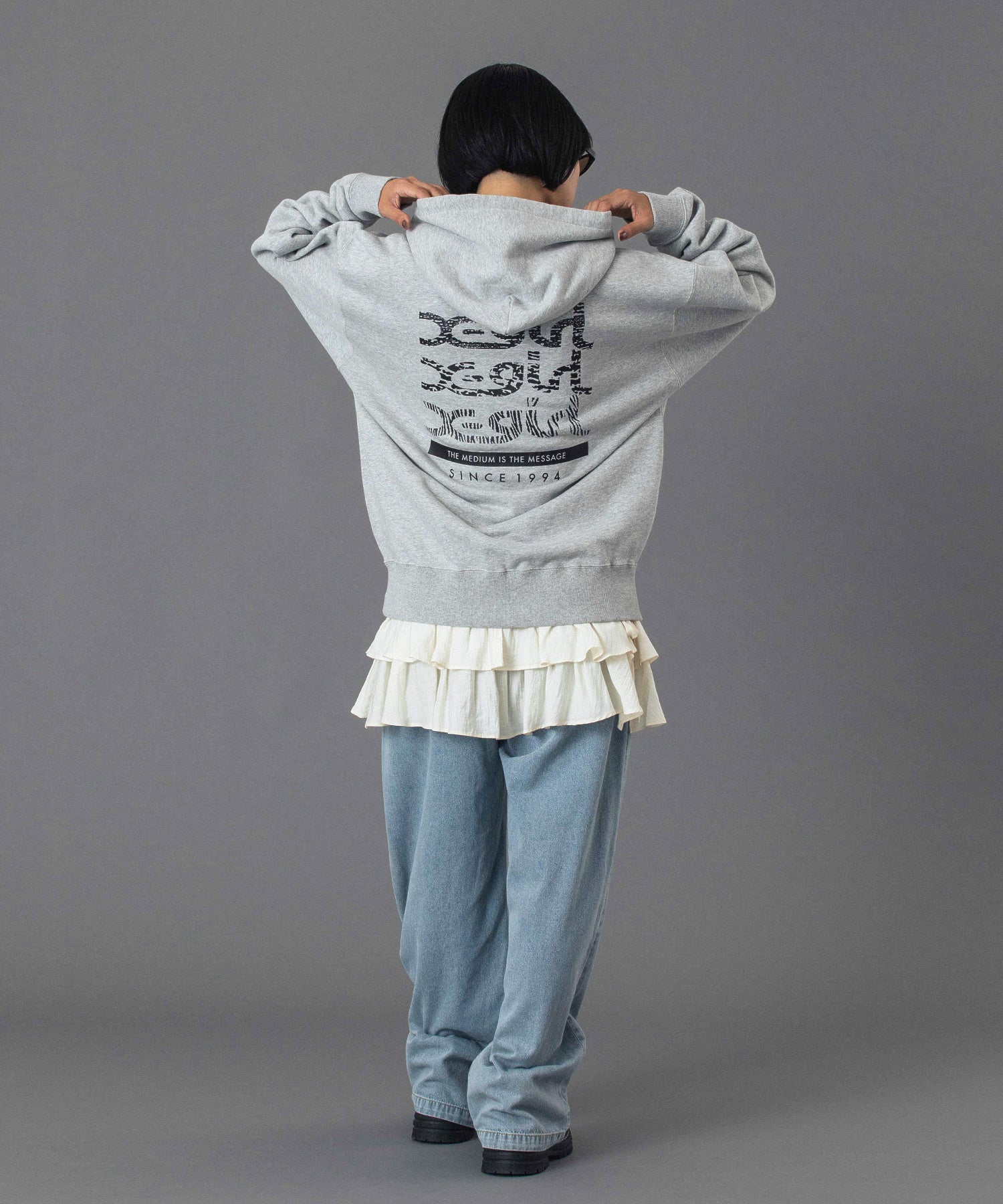 FACE LABEL EASY PANTS
