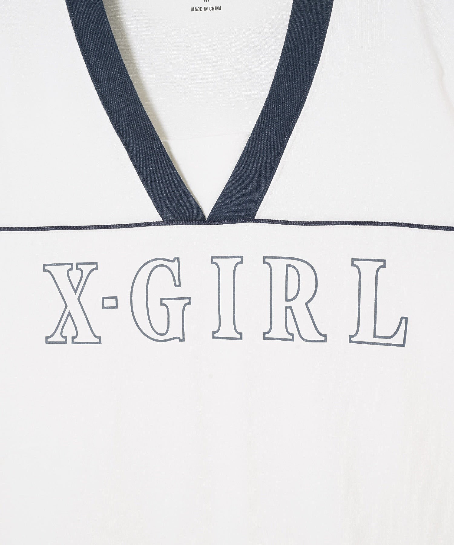 V-NECK BIG TEE DRESS X-girl