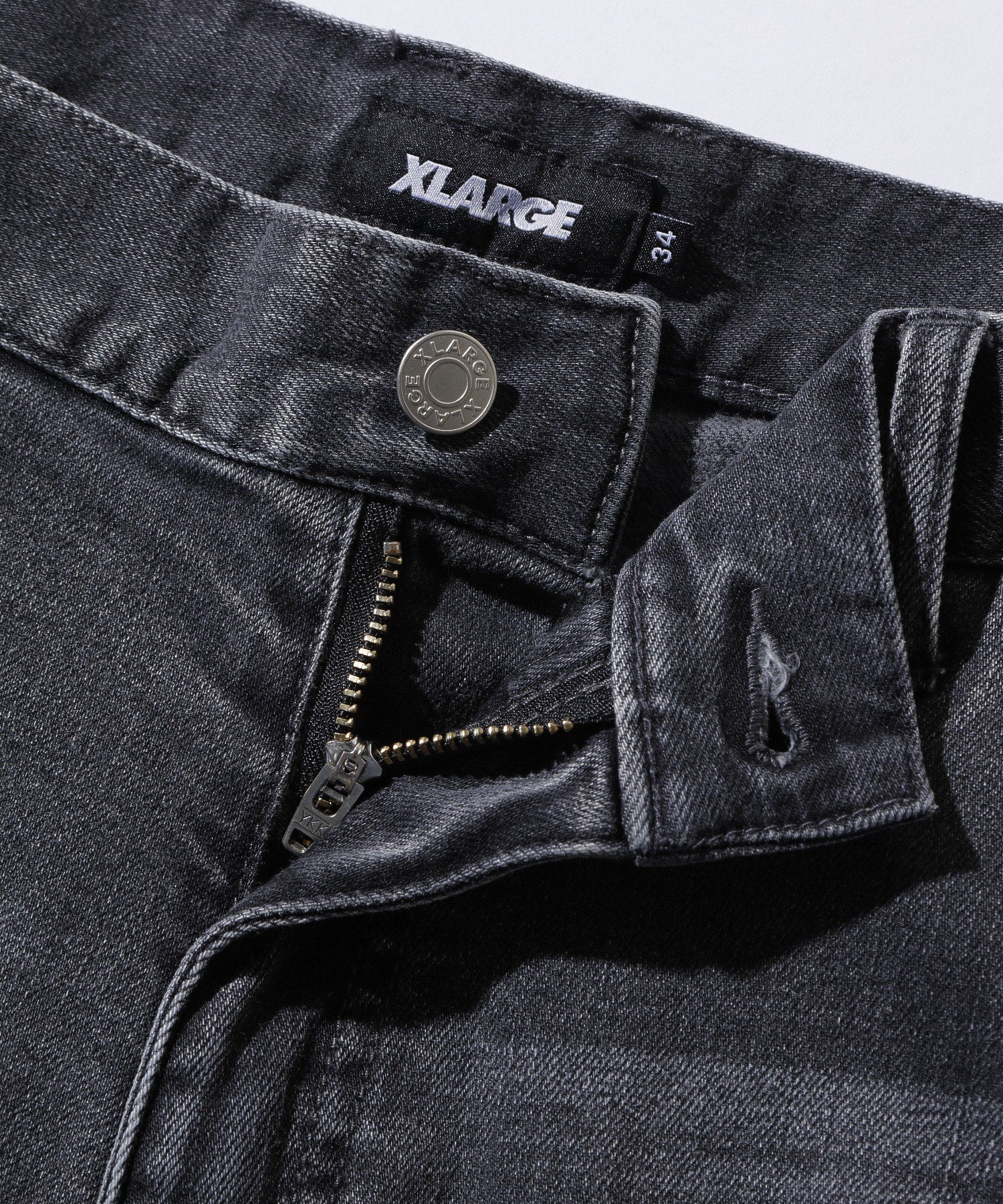 STRETCH DENIM CARGO PANTS