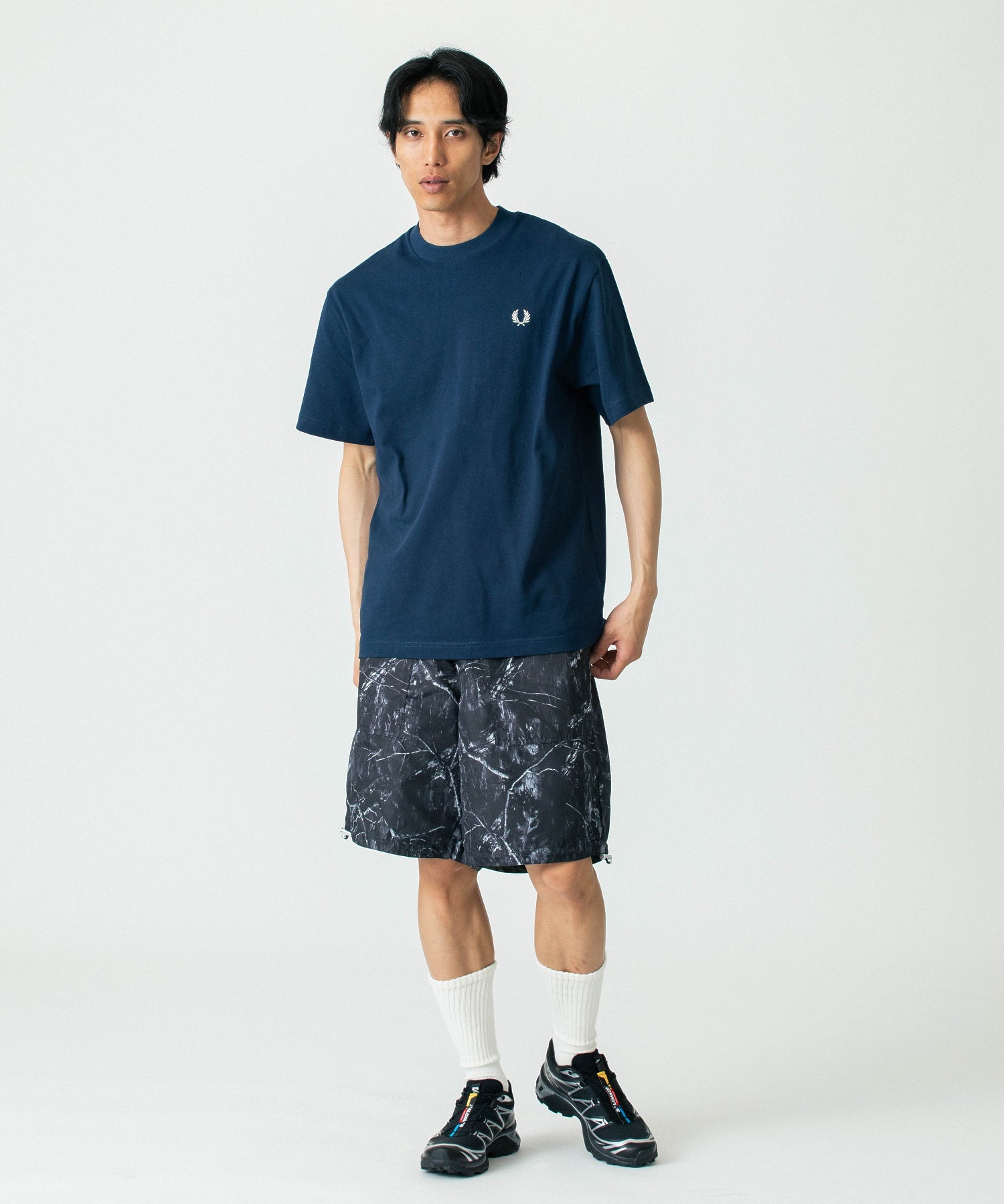 FRED PERRY/フレッドペリー/CLUB HOUSE EMBROIDERED CHAMPION T-SHIRT/M9826
