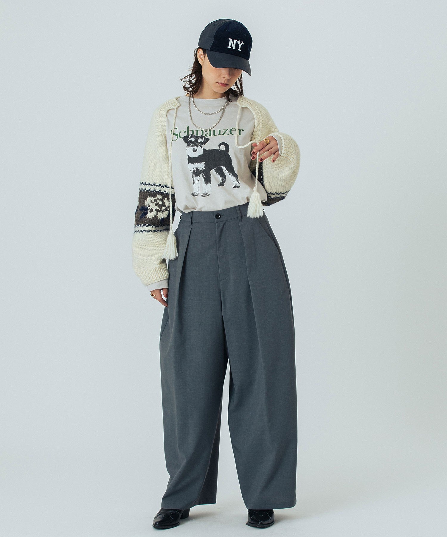 model:172cm 着用サイズ:M