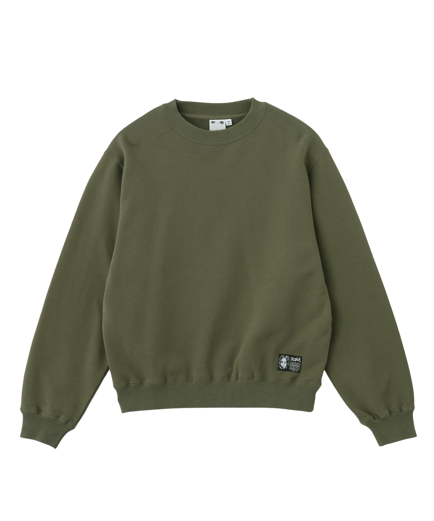 FACE LABEL PATCH SWEATSHIRT