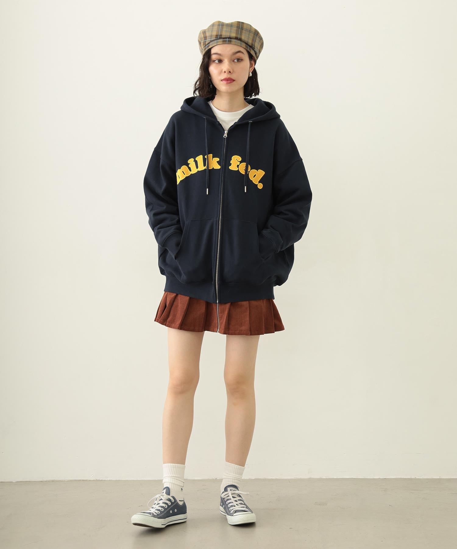 ARCH COOPER LOGO ZIP UP HOODIE