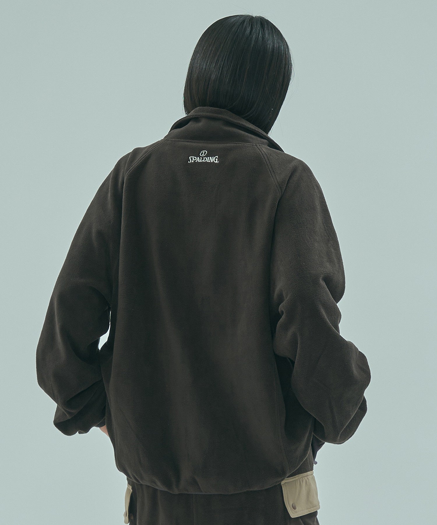 SPALDING x ROSE BUD FLEECE JACKET