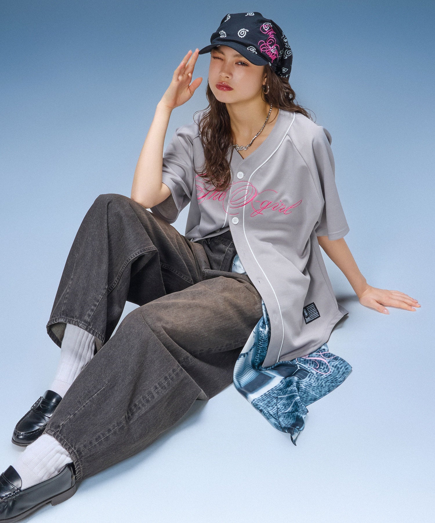 SCRIPT LOGO BANDANA CAP