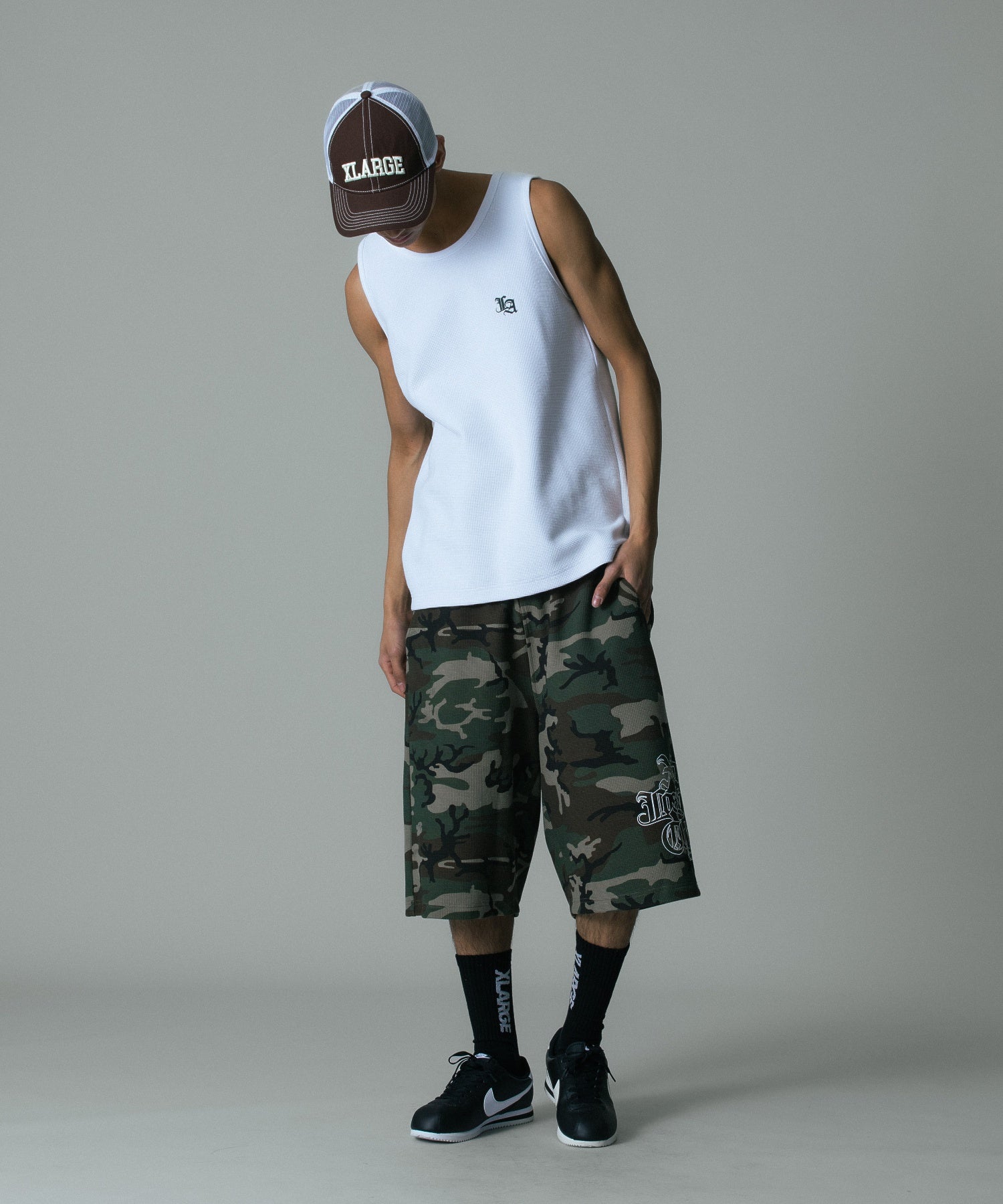 OLD ENGLISH WAFFLE SHORT PANTS