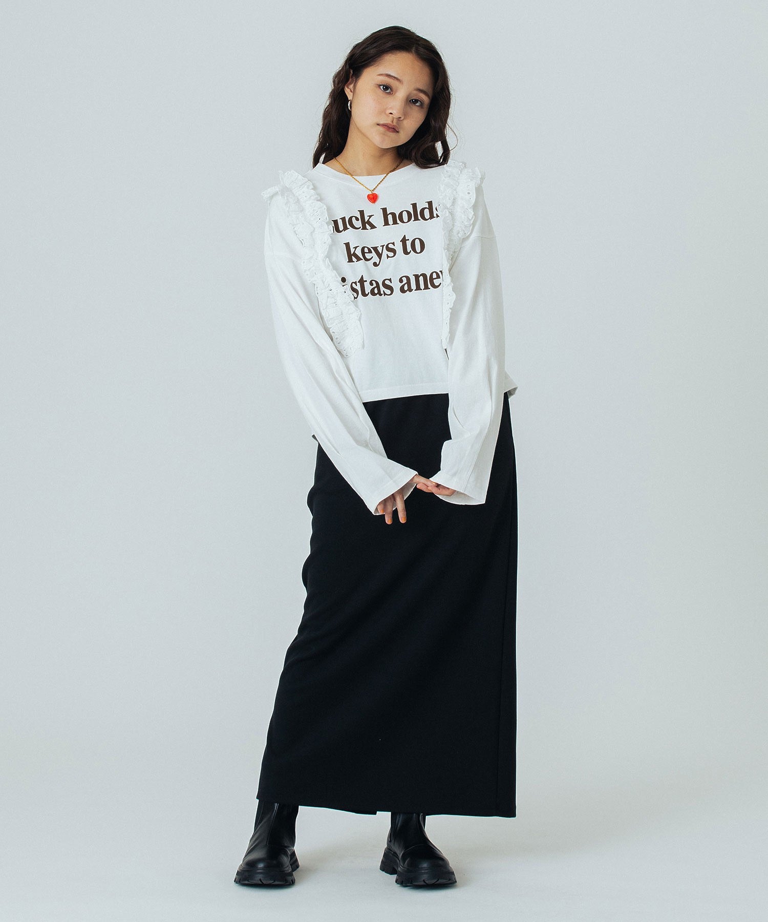 model:160cm 着用サイズ:ONE SIZE