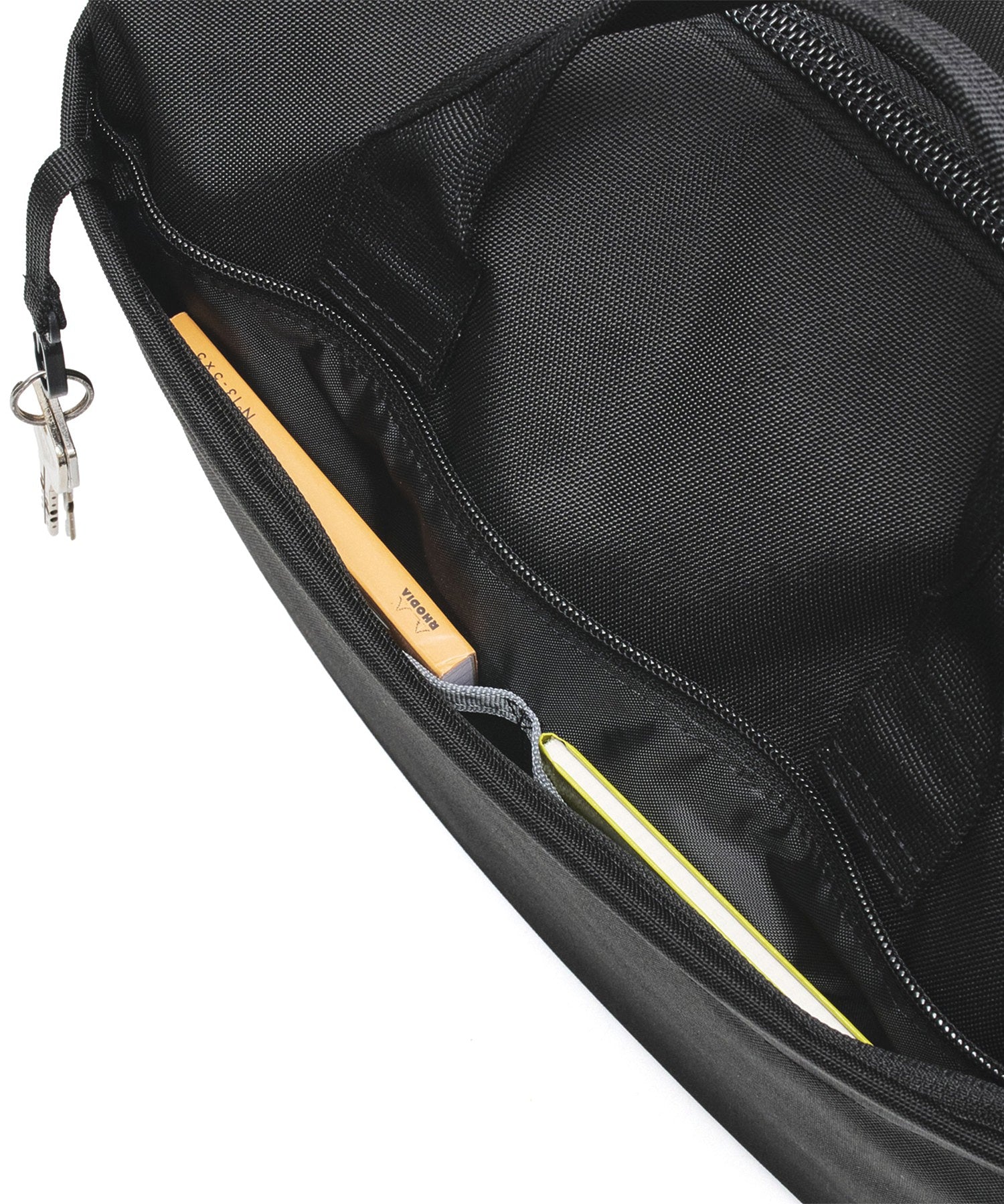 Grid Shoulder Bag - Black