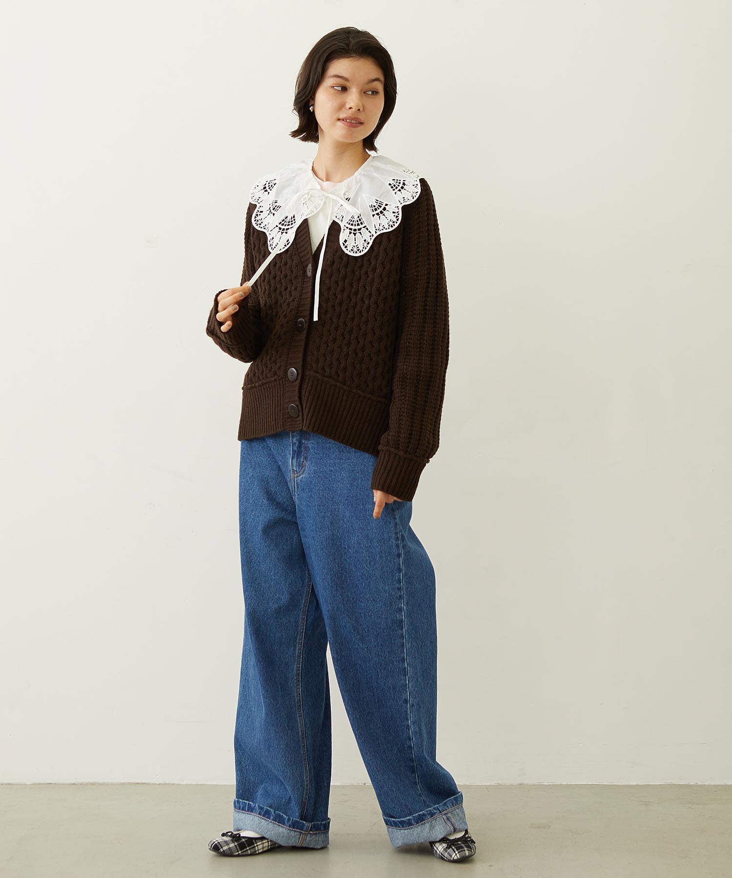 CABLE KNIT CARDIGAN