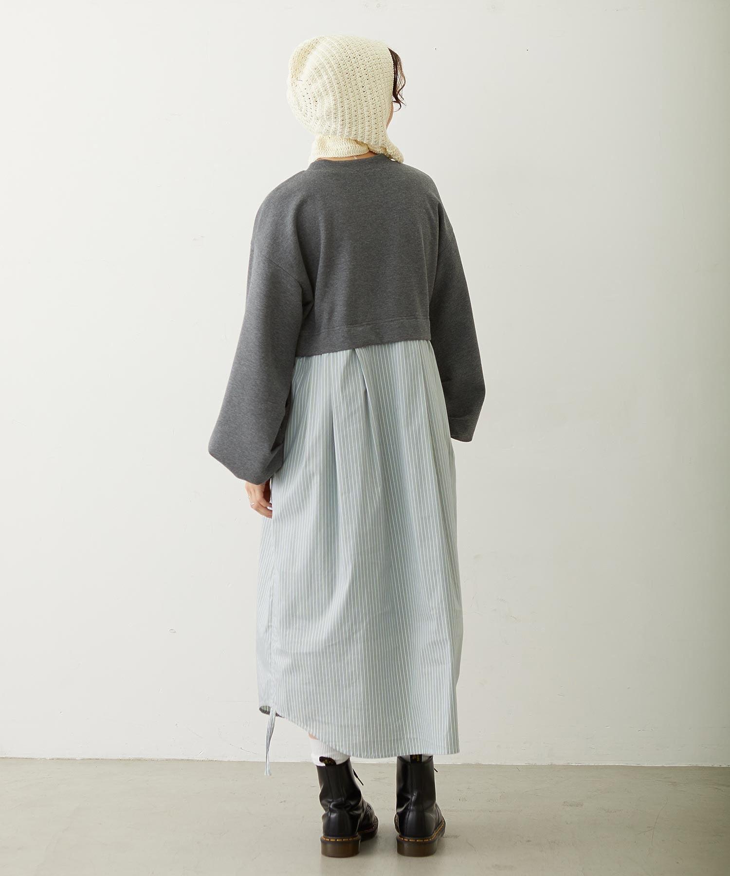 FRILL KNIT BONNET