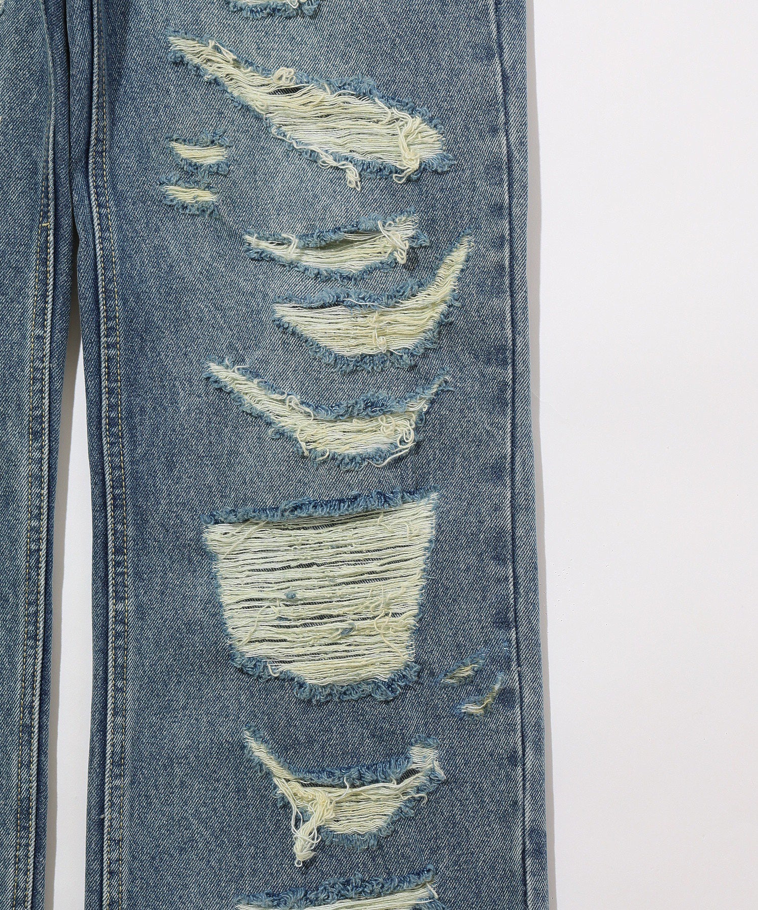 RIPPED DENIM PANTS