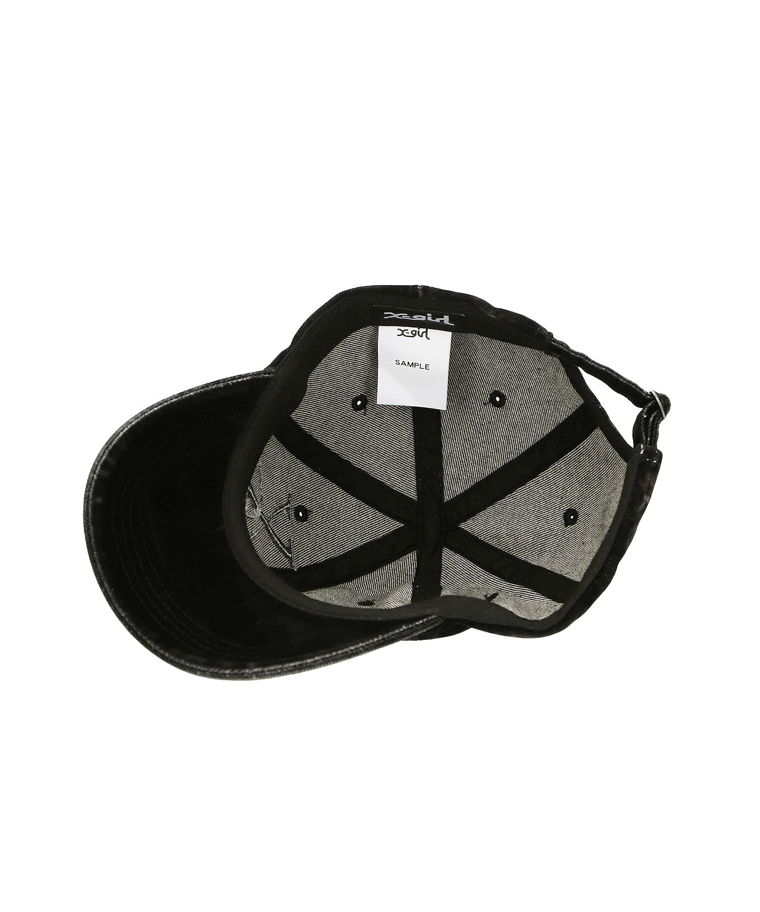FLOCKED DENIM 6PANEL CAP