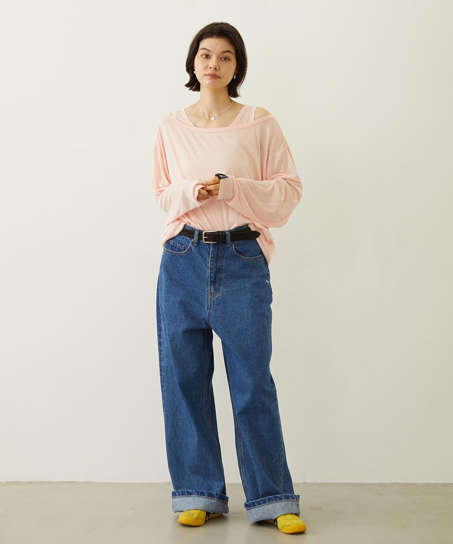 BOYFRIEND LOOSE DENIM PANTS