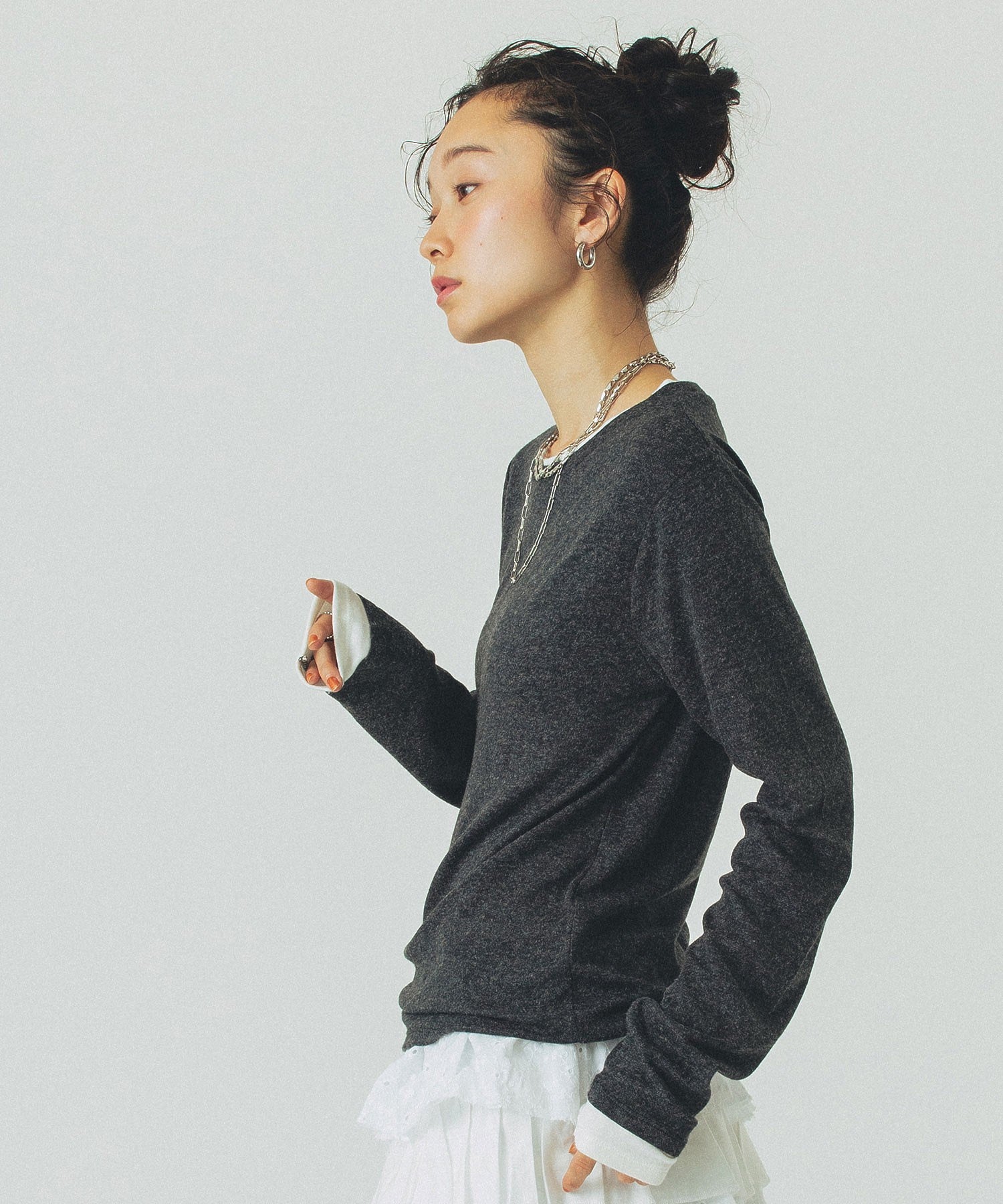 model:161cm 着用サイズ:ONE SIZE