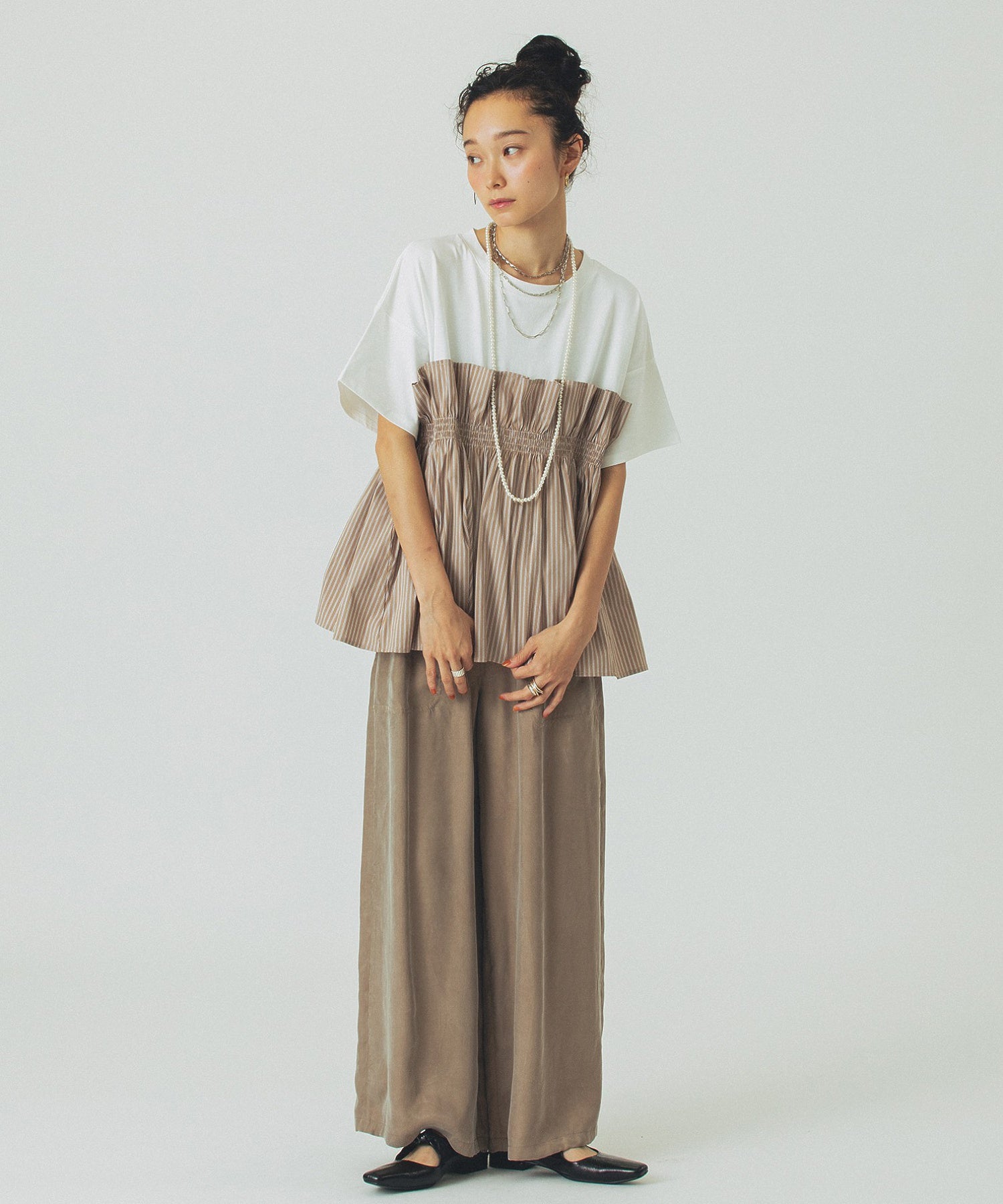model:161cm 着用サイズ:S