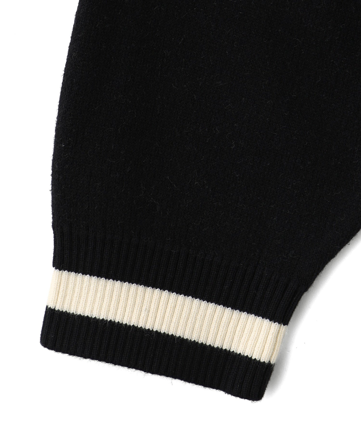 NUMBERING JACQUARD KNIT TOP
