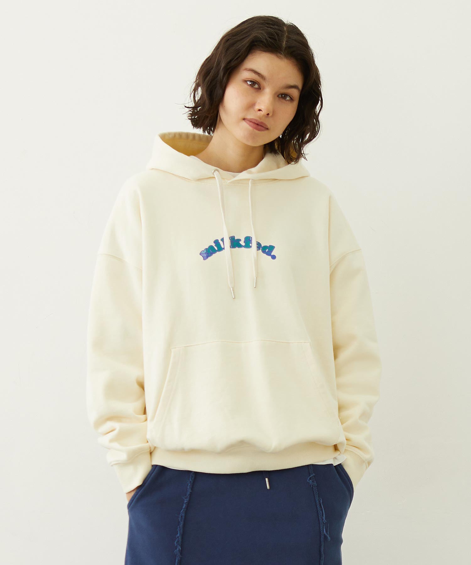 PLAID HEART SWEAT HOODIE