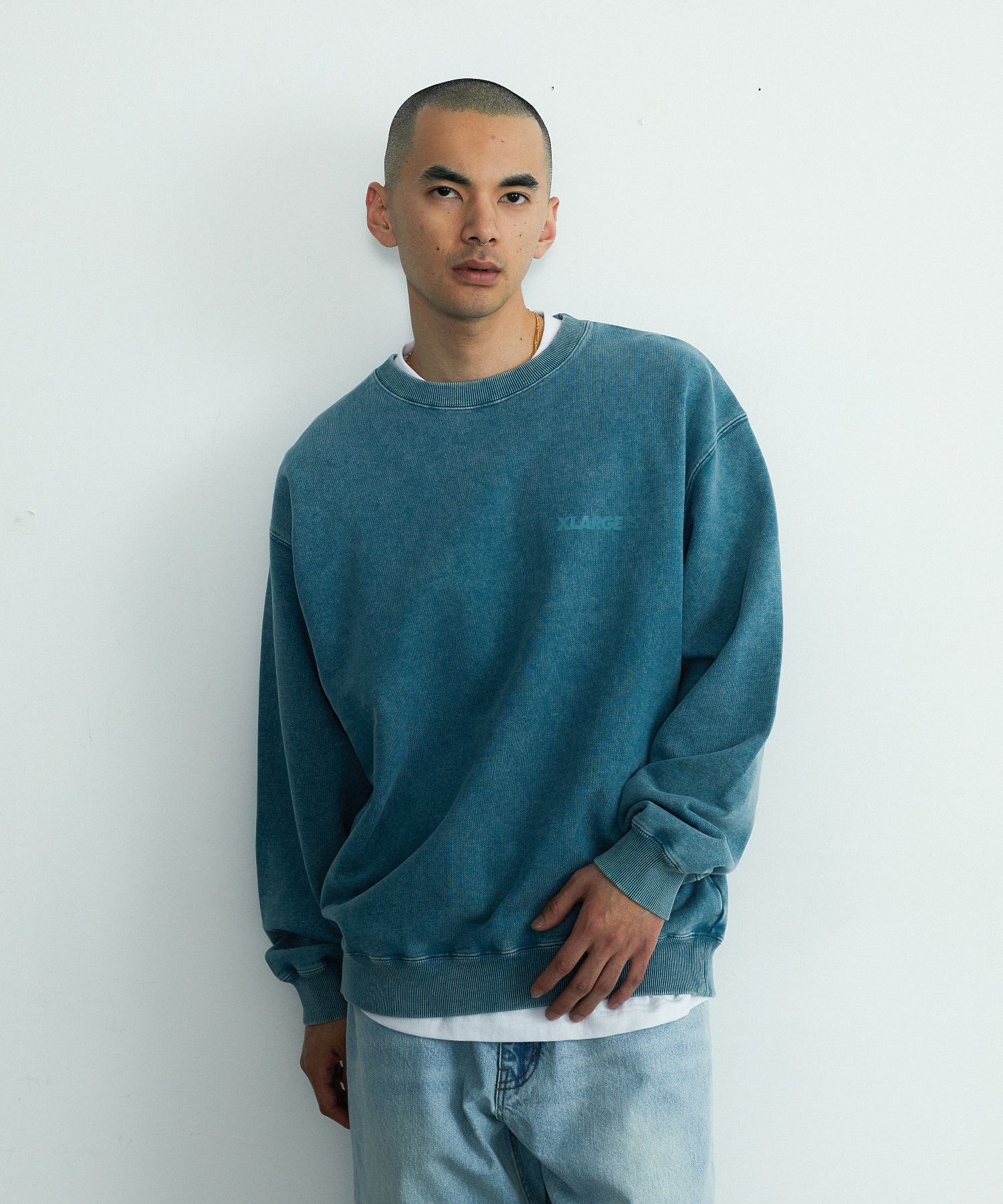 WASHED BACKSIDE OG CREWNECK SWEATSHIRT
