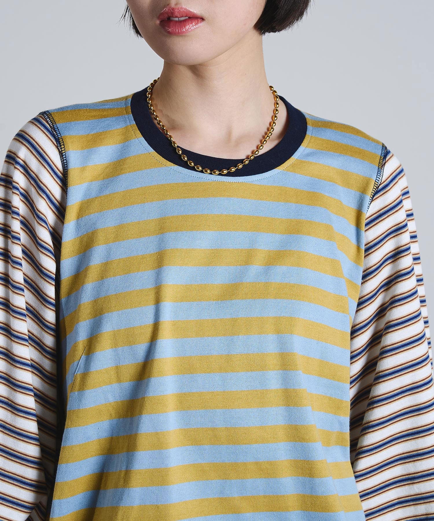 mici/VOLUME LONG SLEEVE TOP