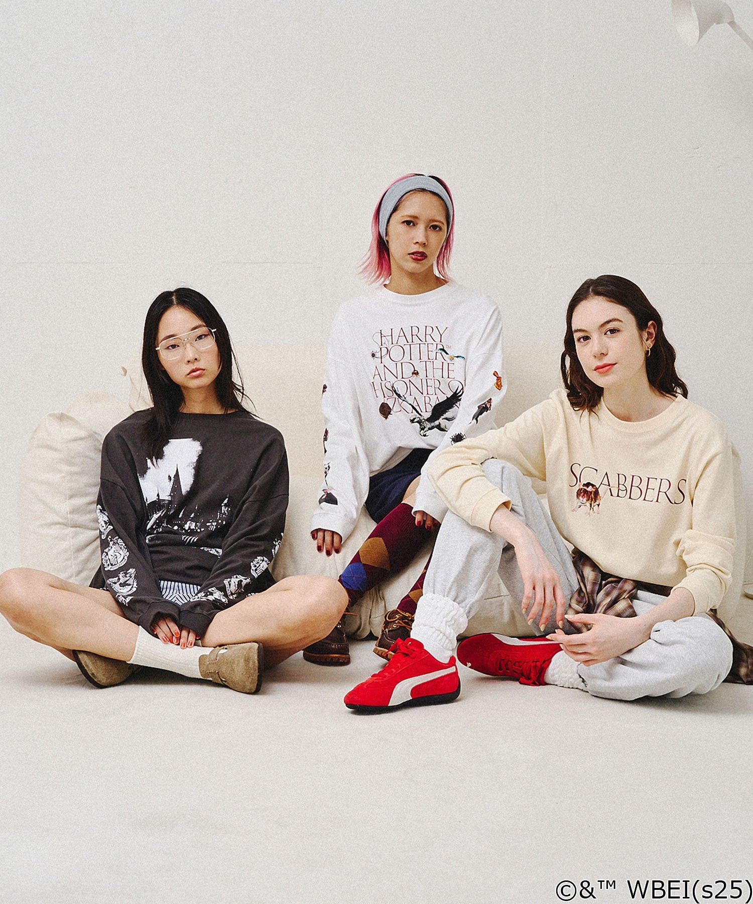 【Sサイズのみ期間限定受注生産】COLSUN/HOGWARTS SCHOOL L/S TEE