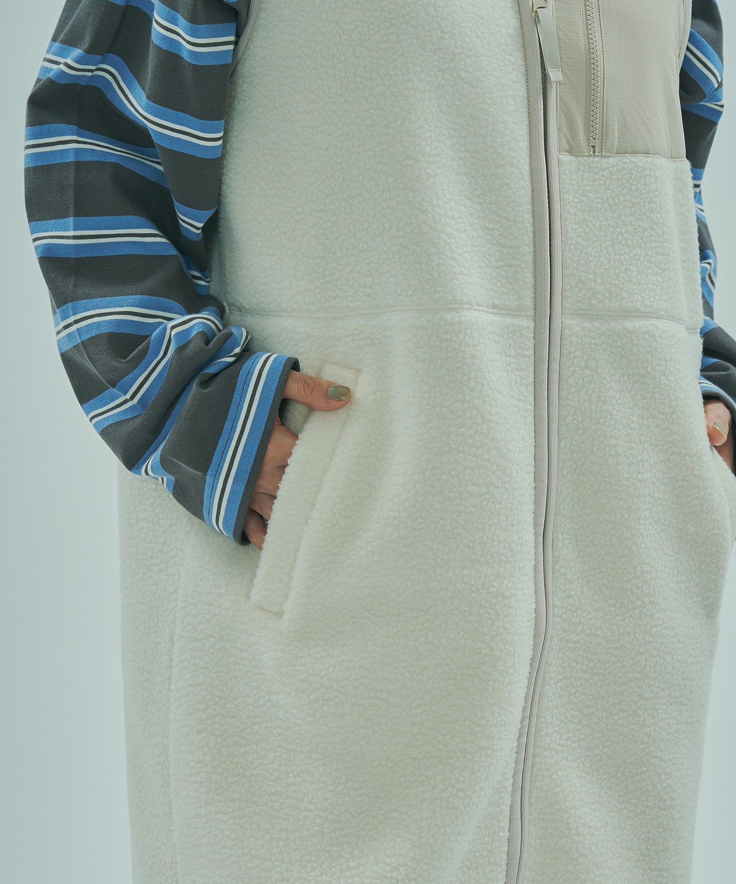 SPALDING x ROSE BUD FLEECE VEST