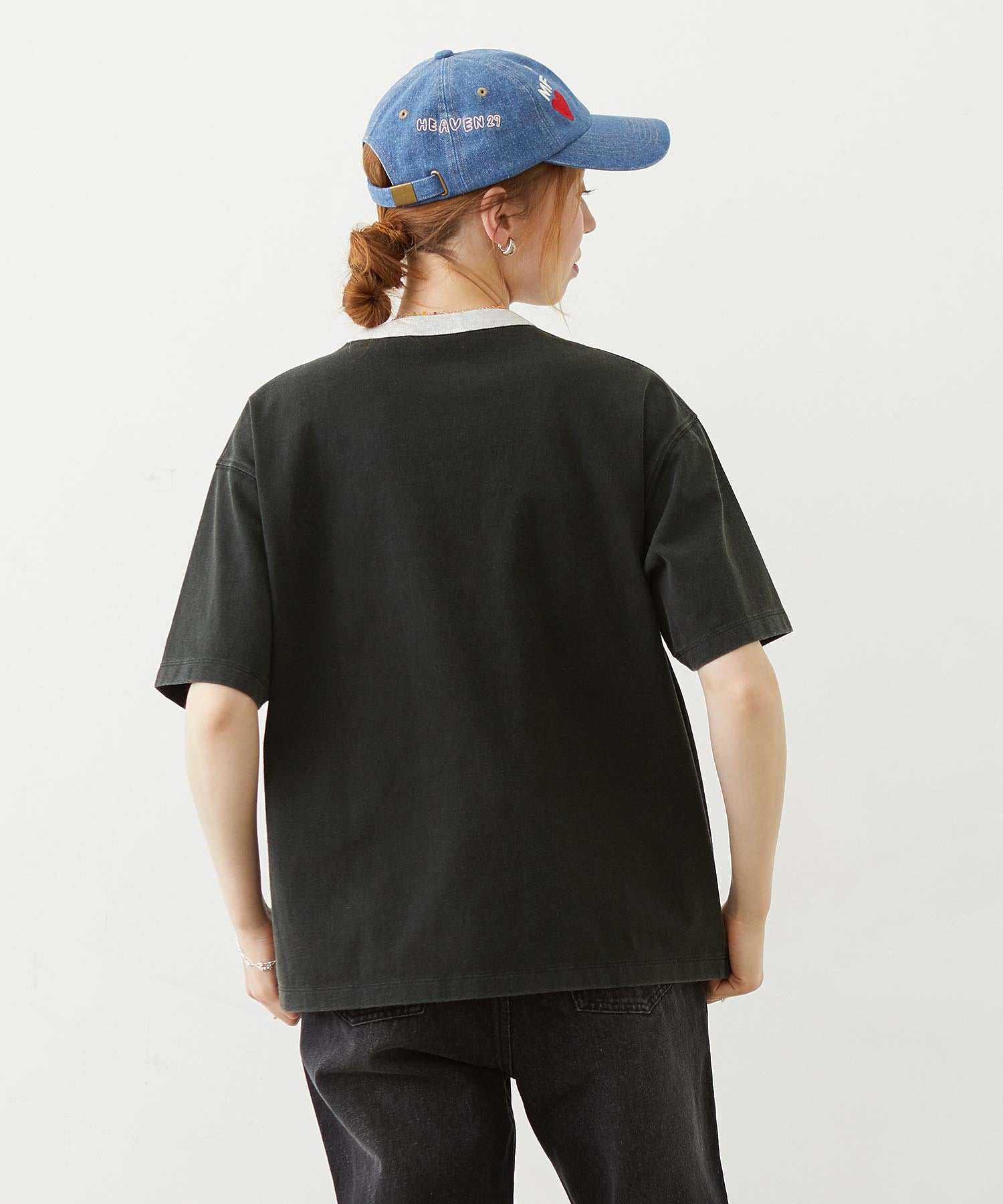 MILKFED.×CHAMPION LA LOGO S/S TEE