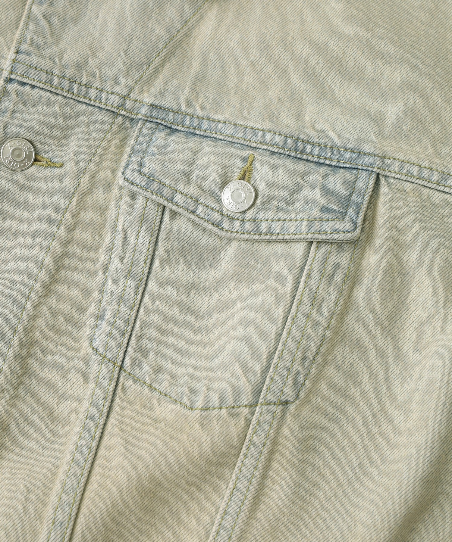 CURSIVE LOGO DENIM JACKET