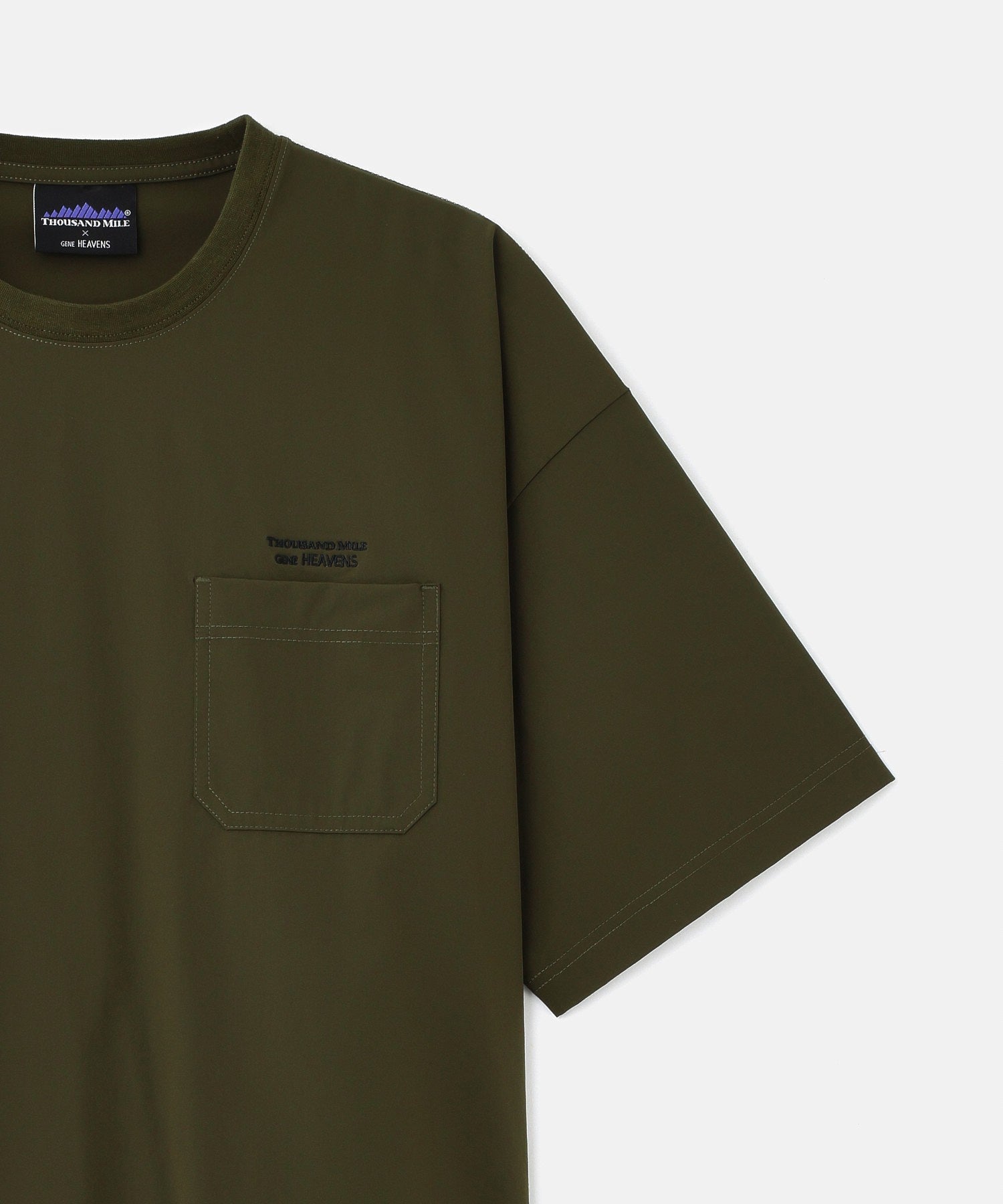 THOUSAND MILE×GENE HEAVENS/SHORT SLEEVE  POCKET TOP & CARGO TAPERED PANTS SET UP