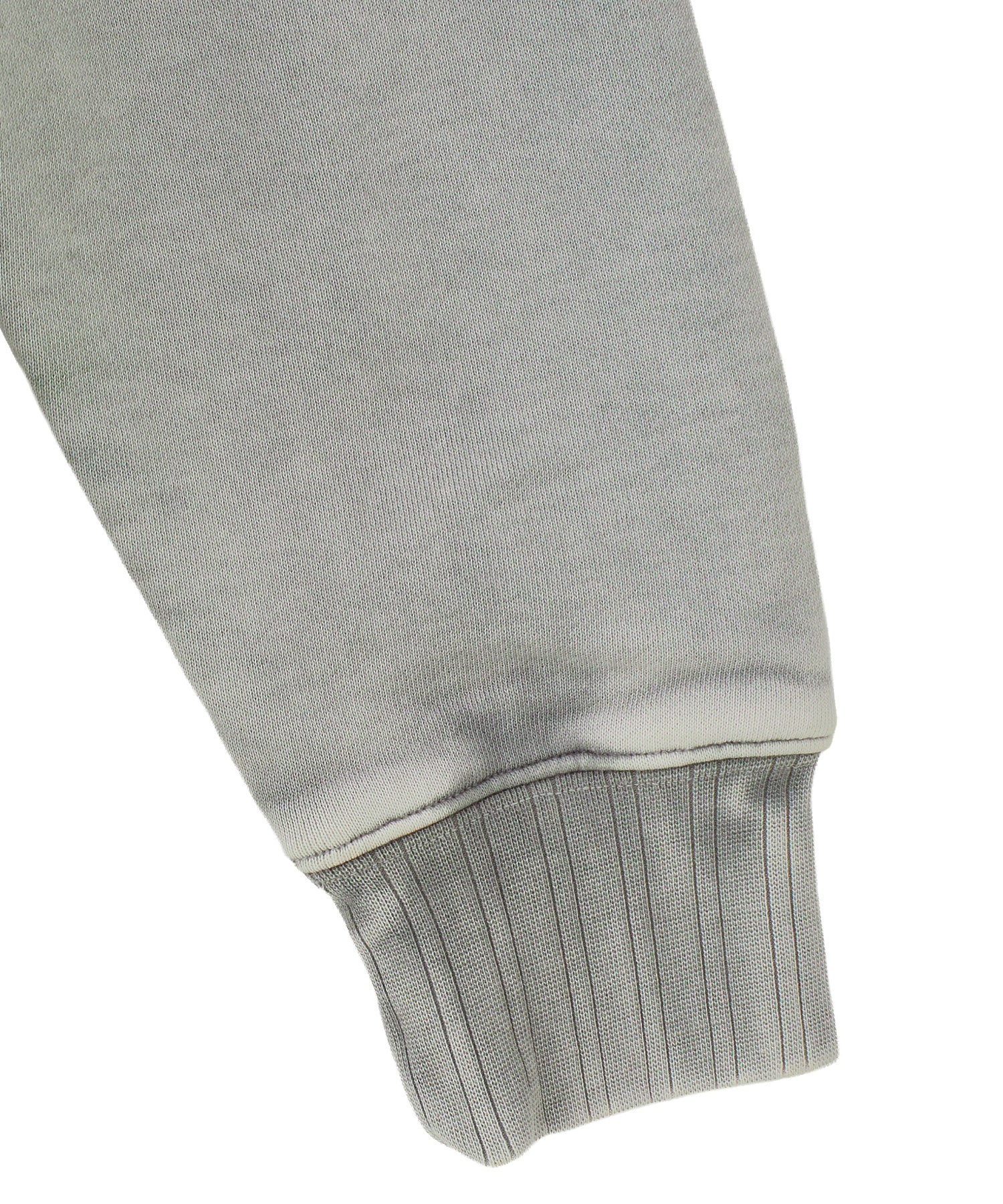 BLEACHED LOGO PATCH ZIP UP SWEAT HOODIE