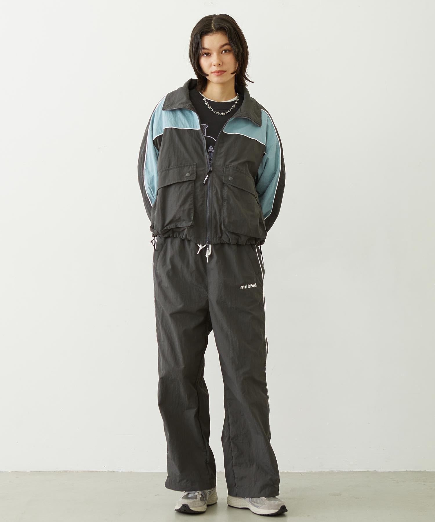 CUTOUT LOGO TRACK PANTS