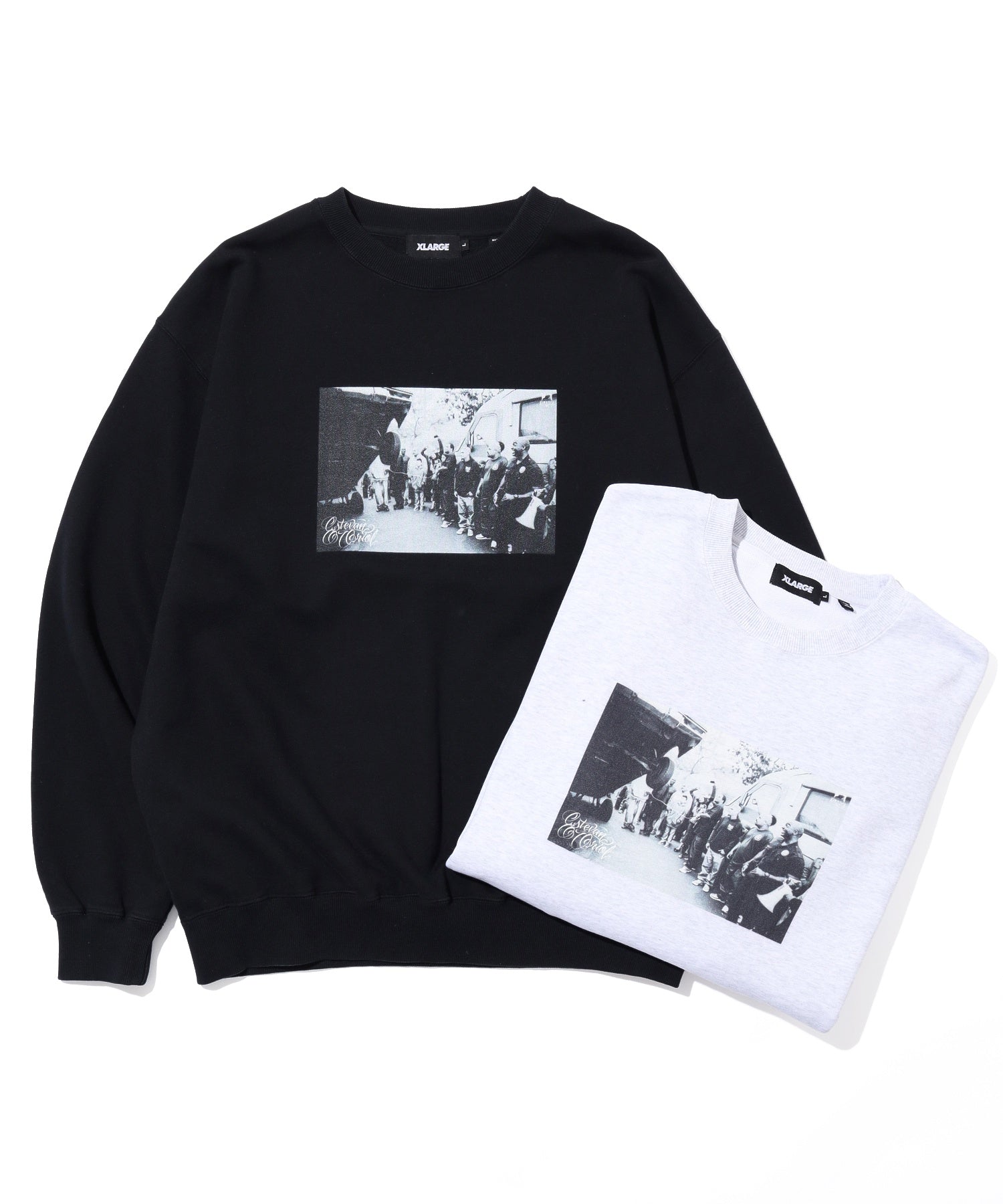 XLARGE×ESTEVAN ORIOL CREWNECK SWEAT