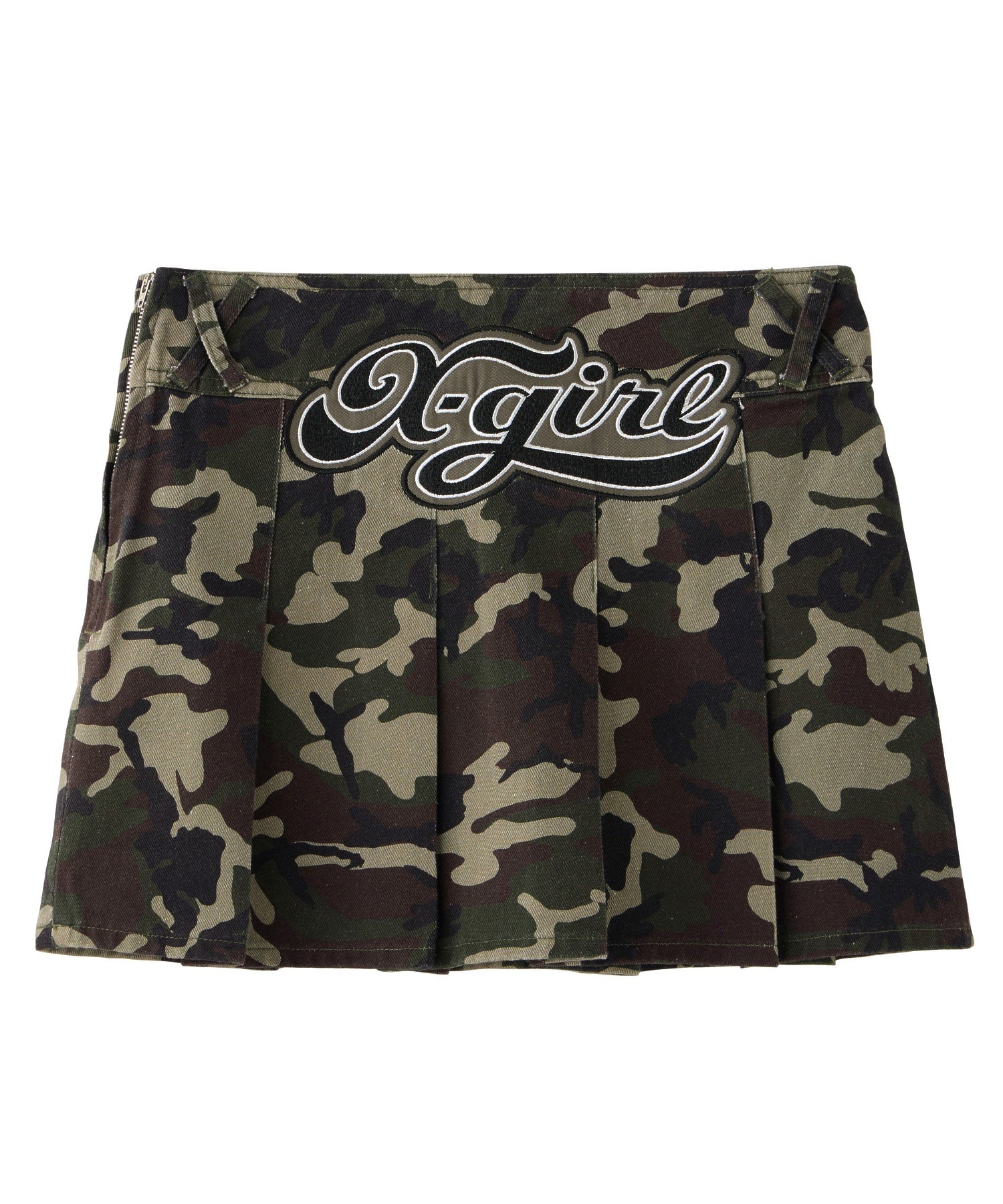 LOW RISE HIP LOGO MINI SKIRT