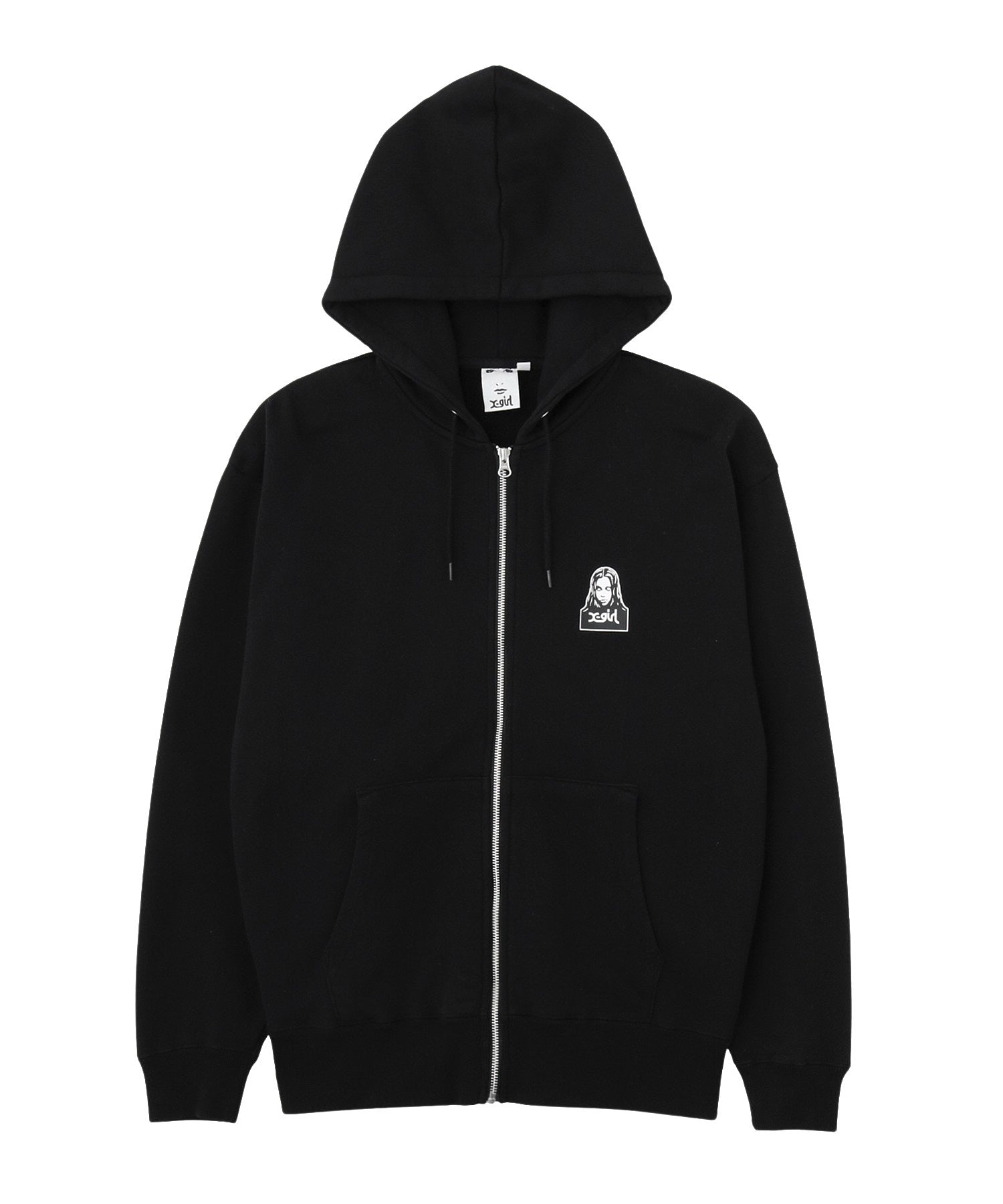 FACE AND WORDS ZIP UP SWEAT HOODIE