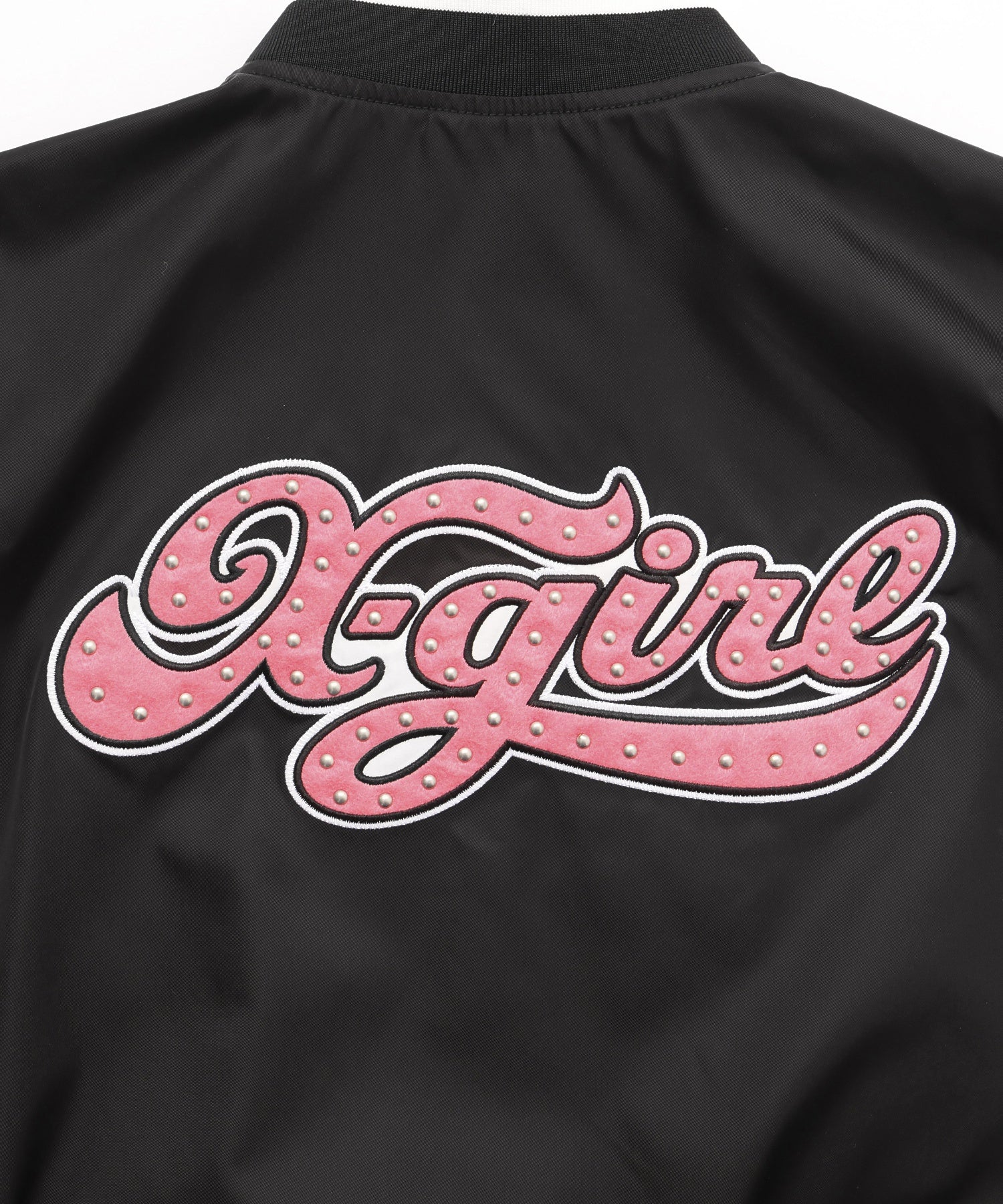 CHEERFUL LOGO VARSITY JACKET
